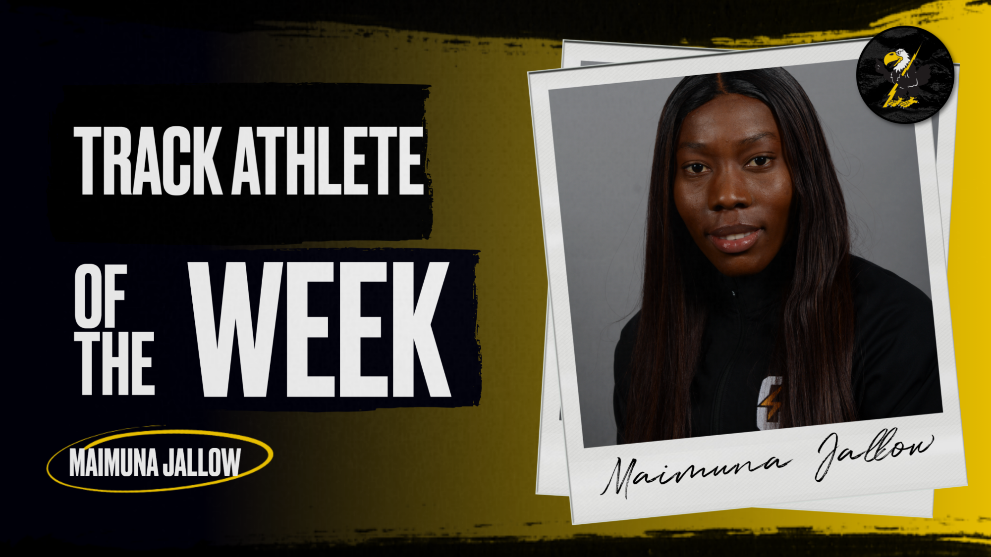 Maimuna Jallow - KJCCC Indoor Track Athlete of the Week