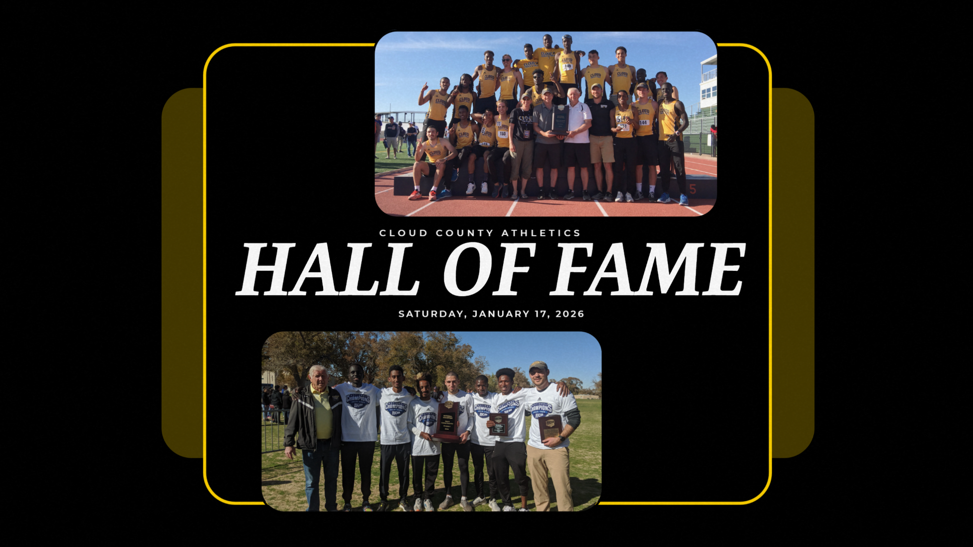 19th Cloud County Athletics Hall of Fame Class Announcement