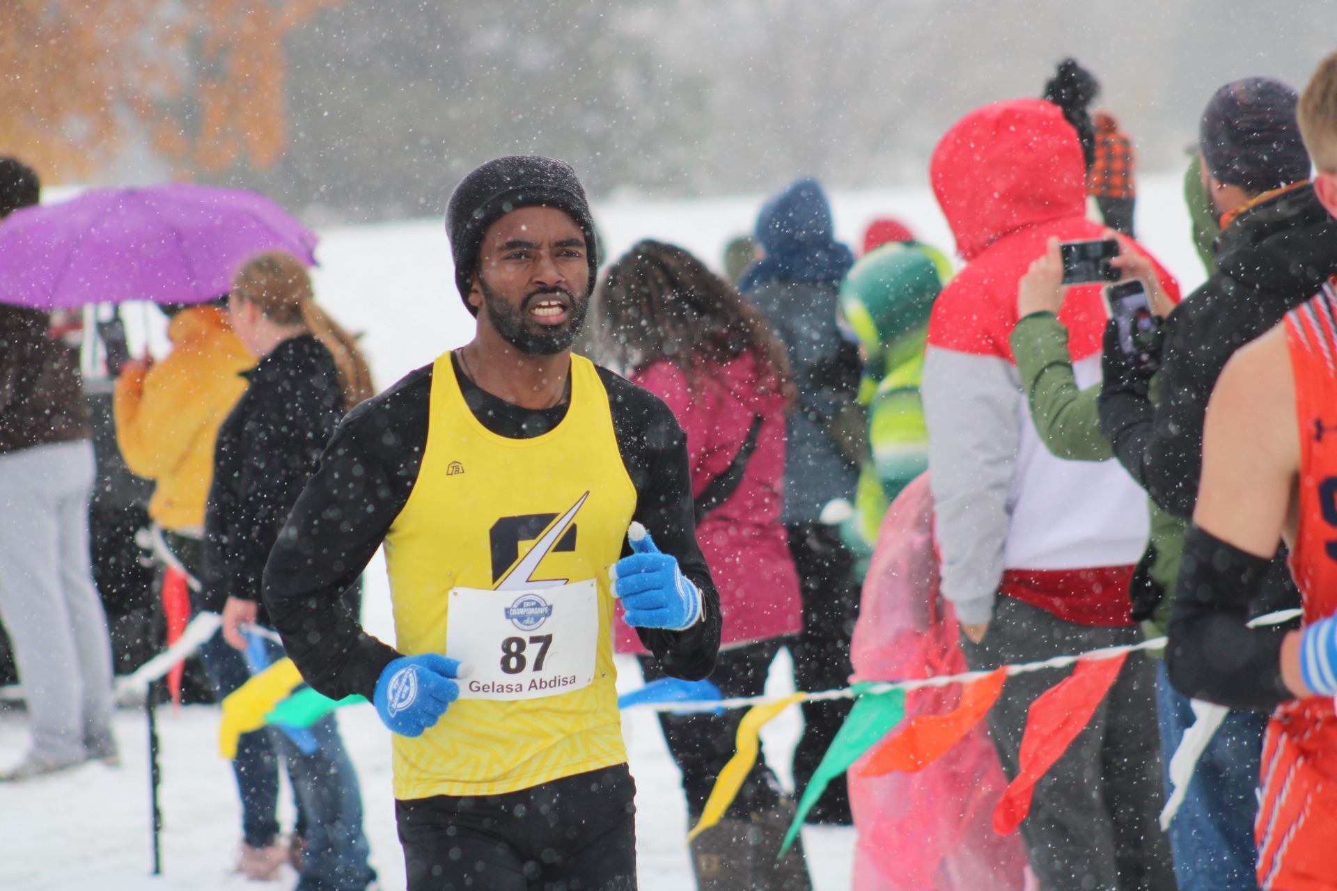 Gelasa Degefa Abdisa Running at 2025 NJCAA Division I Cross Country Championships