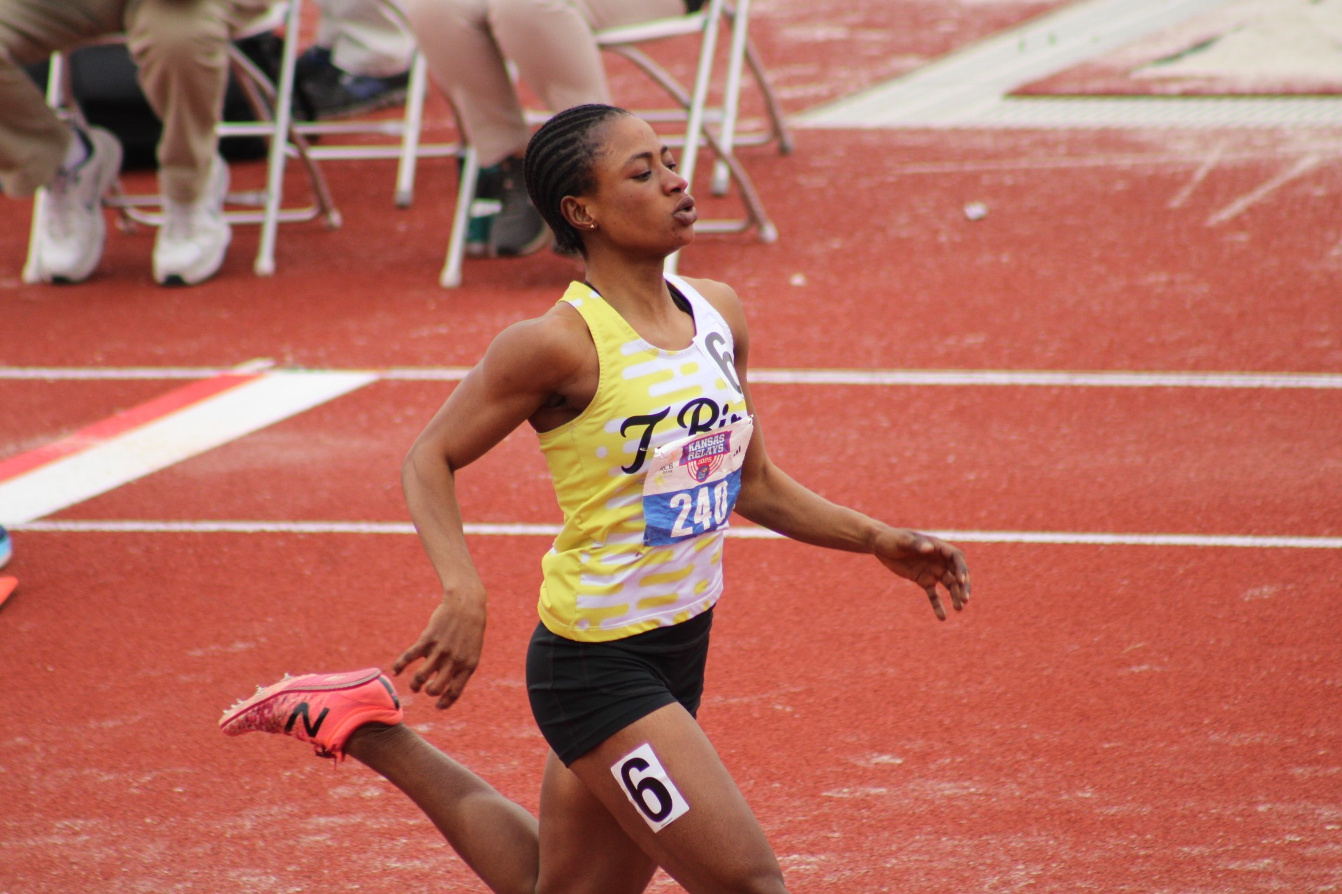 Mercy Angaamchaab at 2025 Kansas Relays