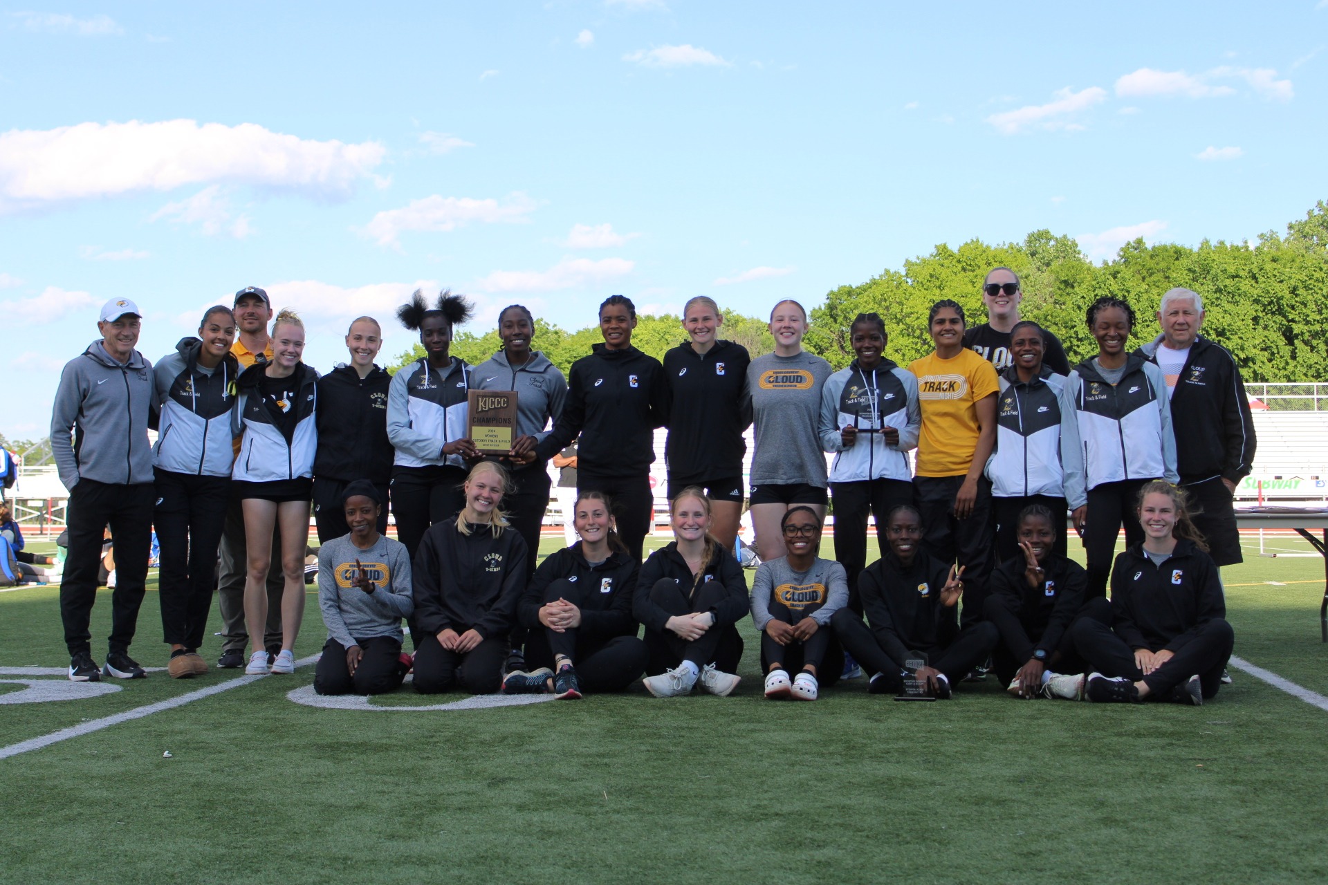 Cloud County Women's Track & Field - 2025 NJCAA Region 6/KJCCC Outdoor Track and Field Champions
