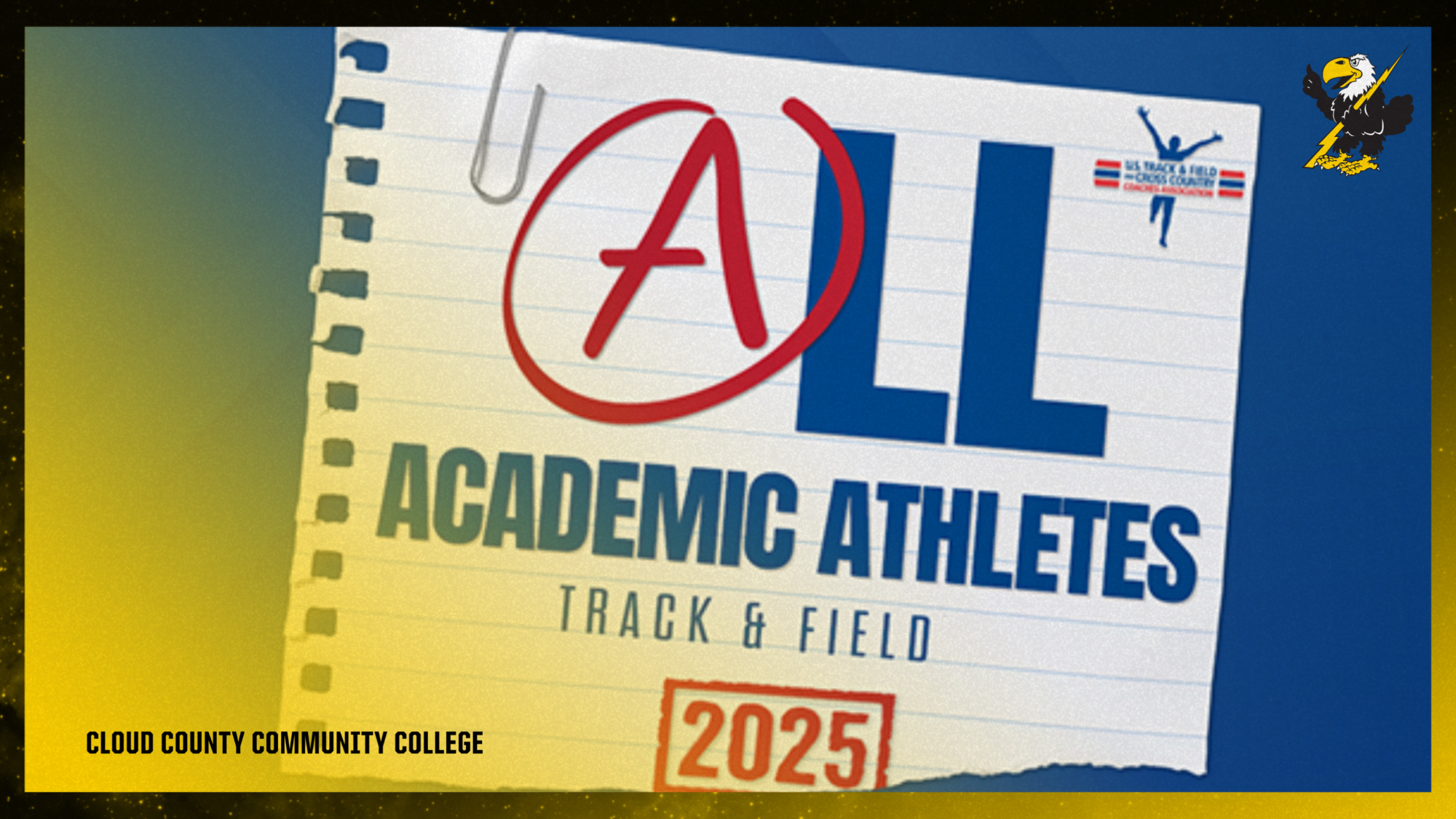 All-Academic Athletes for the 2025 NJCAA Men’s and Women's Track & Field Seasons