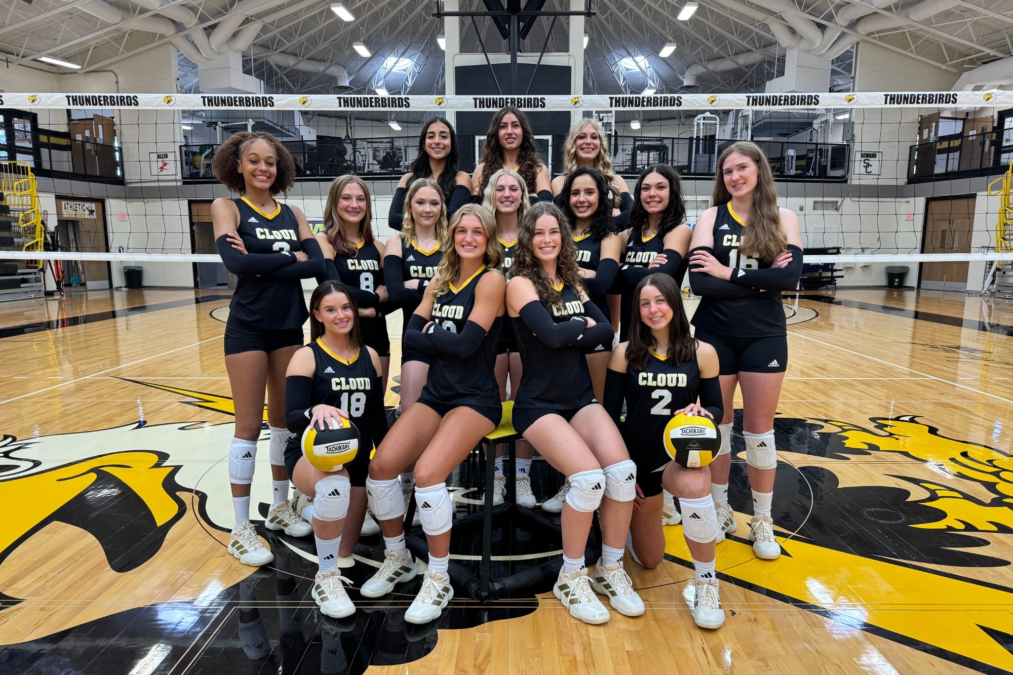 2025-2026 Cloud County Volleyball Team Photo