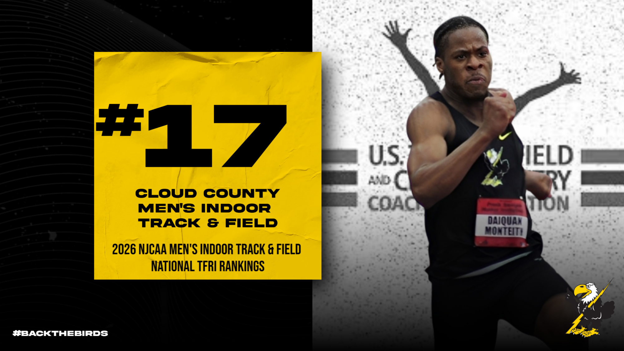 Cloud County Men's Track & Field Team Ranked No. 17 in USTFCCCA TFRI