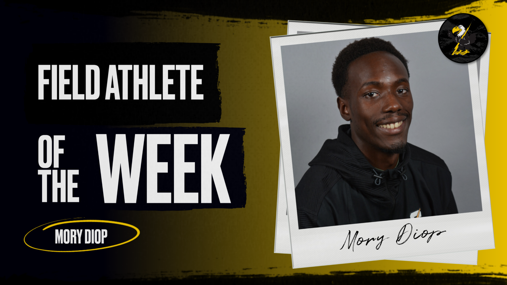 Mory Diop - KJCCC Men's Indoor Field Athlete of the Week