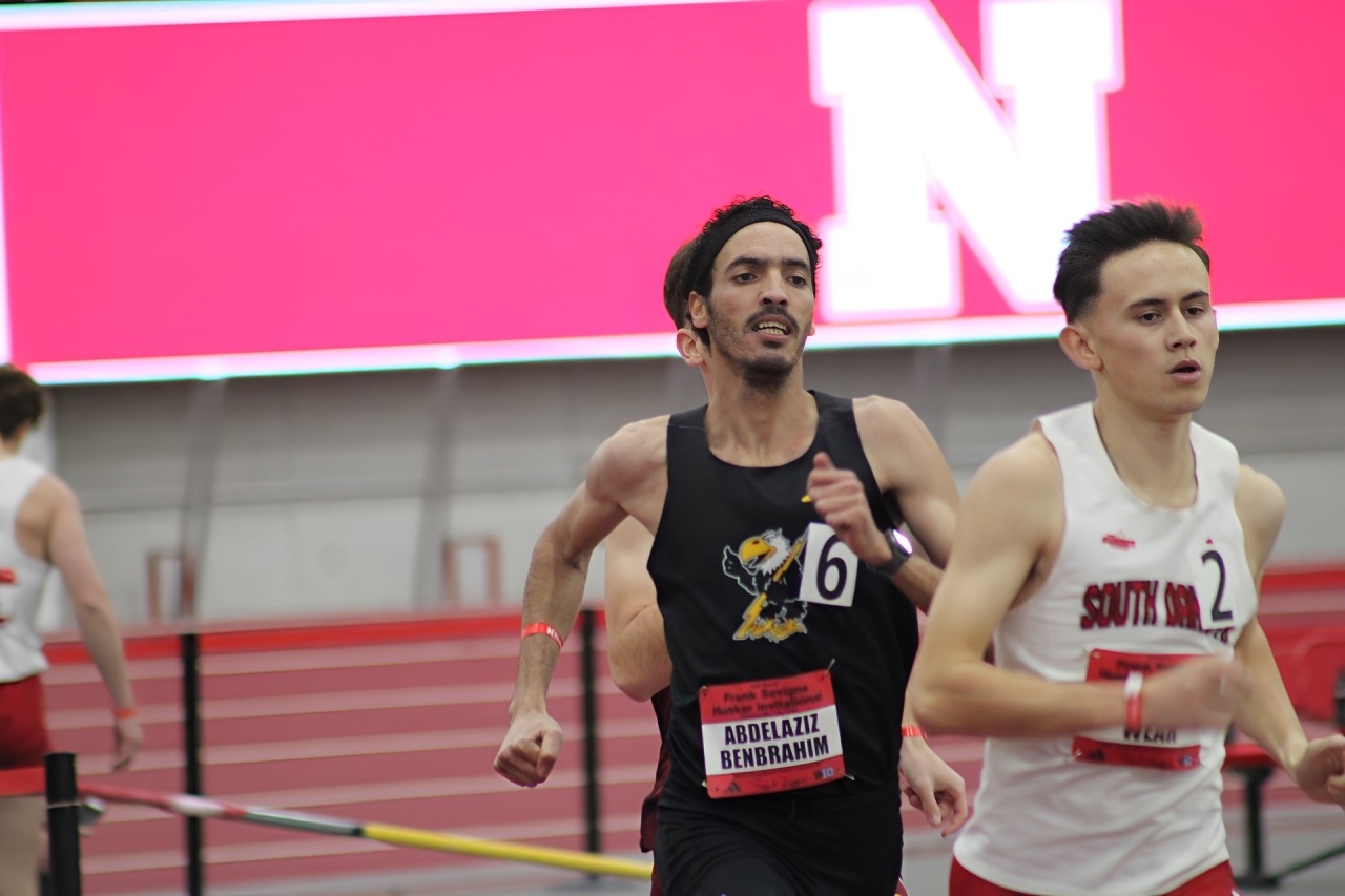 Abdelaziz Benbrahim Running at Frank Sevigne Husker Invitational - 2026