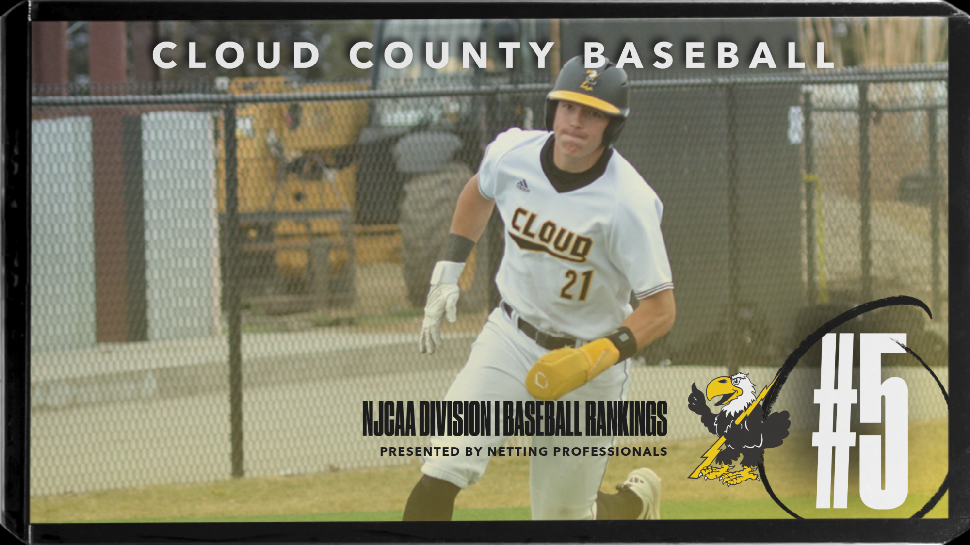 Cloud County Baseball Ranked No. 5 in Week 2 NJCAA DI Baseball Rankings