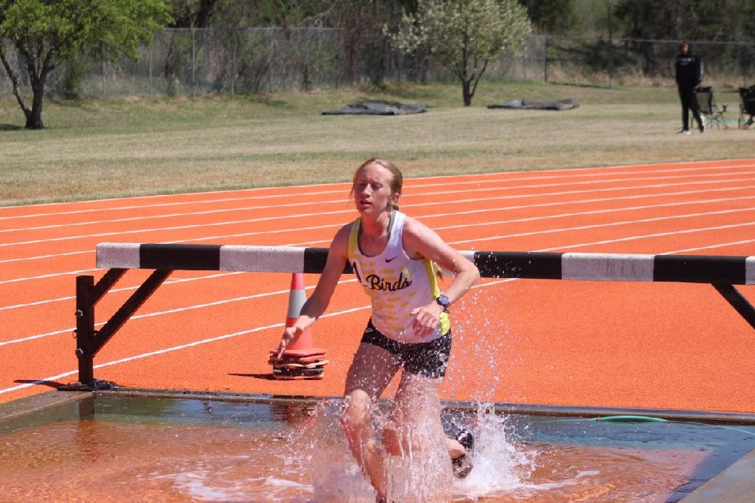 McKenzie Baker Competing in the Women's 3000M Steeplechase at the Mark A. Phillips Tiger Classic - 2026