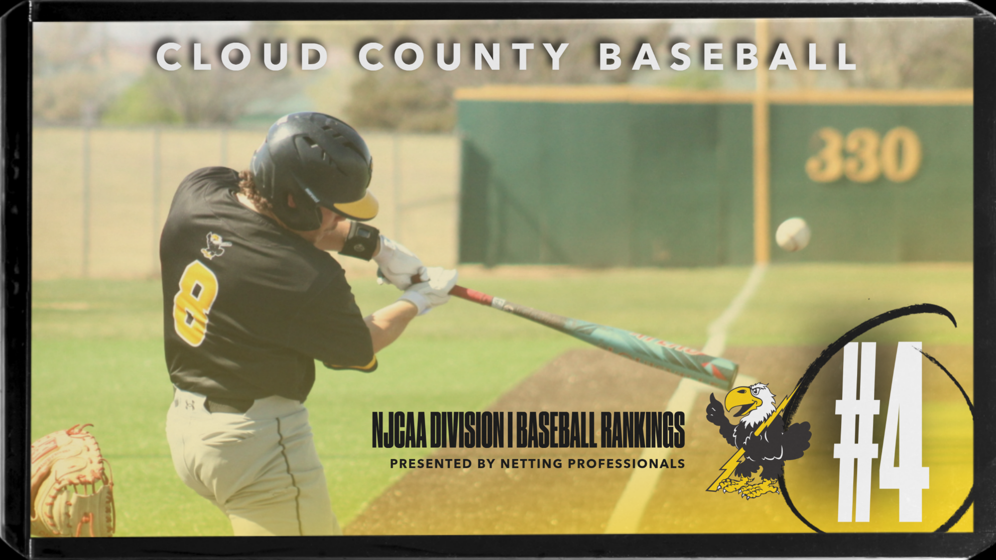 Cloud County Baseball Ranked No. 4 in NJCAA Division I Baseball Rankings