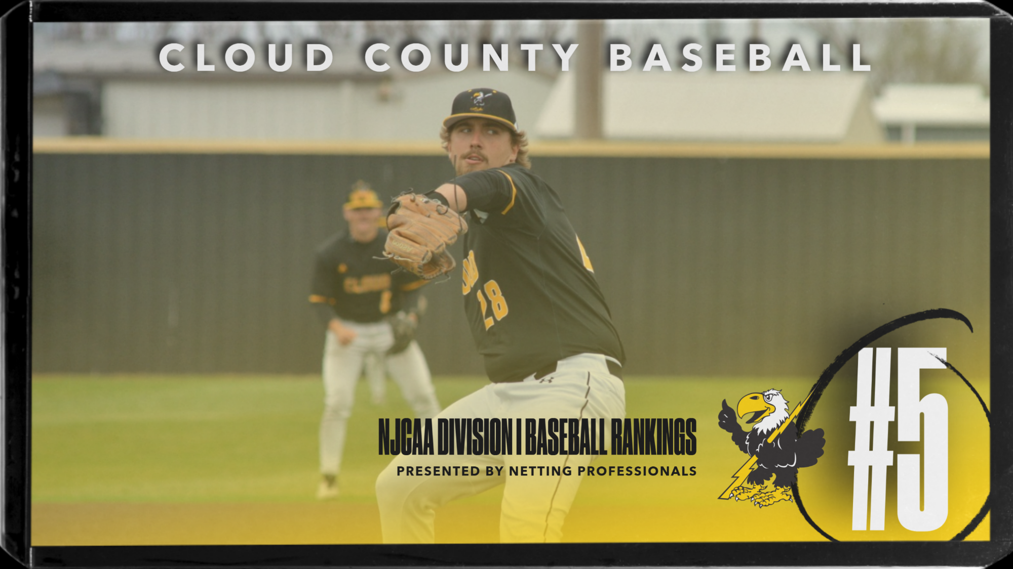 Cloud County Baseball Ranked No. 5 in Latest NJCAA D1 Baseball Rankings