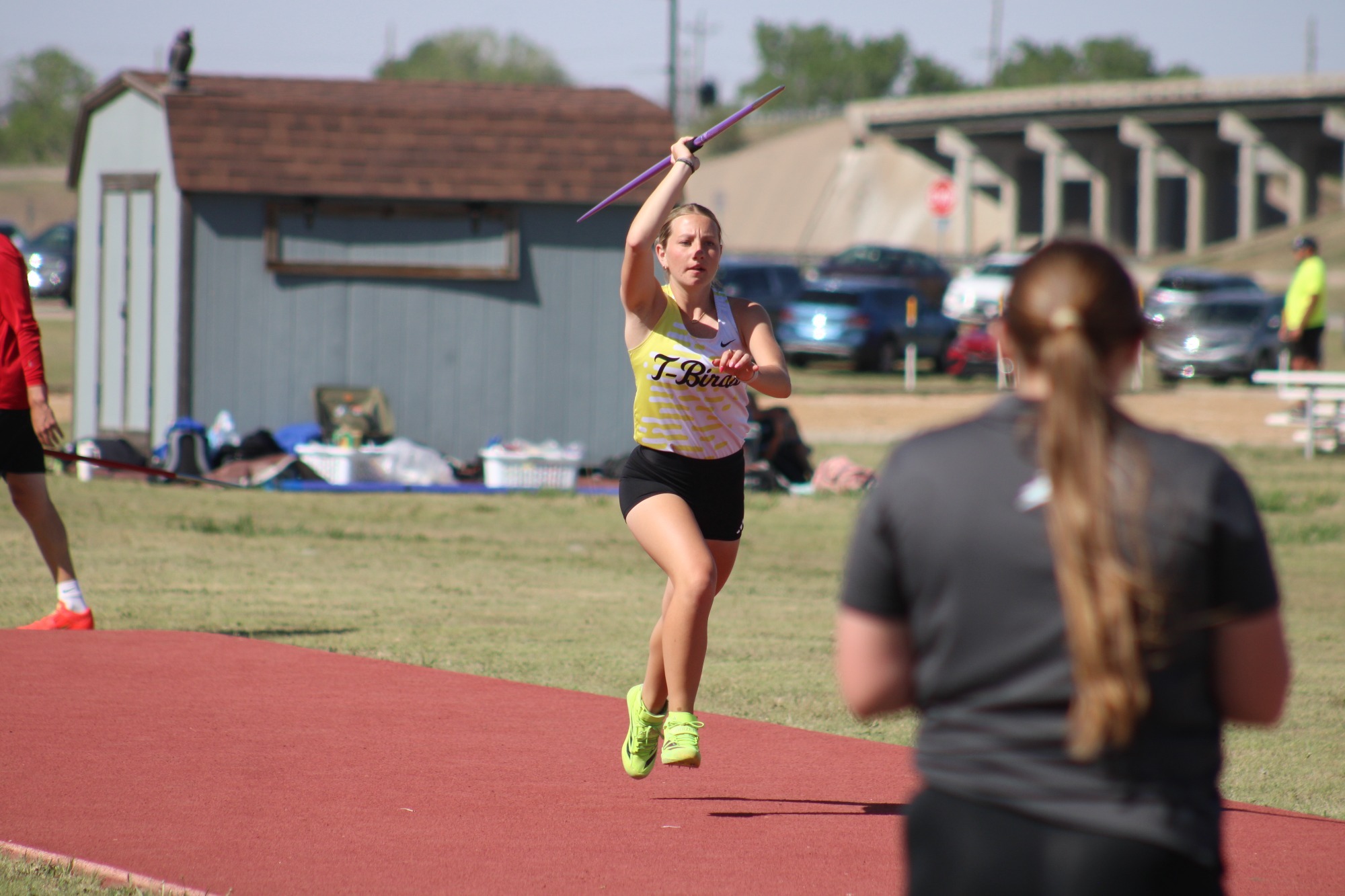 Jesse Hoover Throwing the Javelin at 2026 Alex Francis Classic