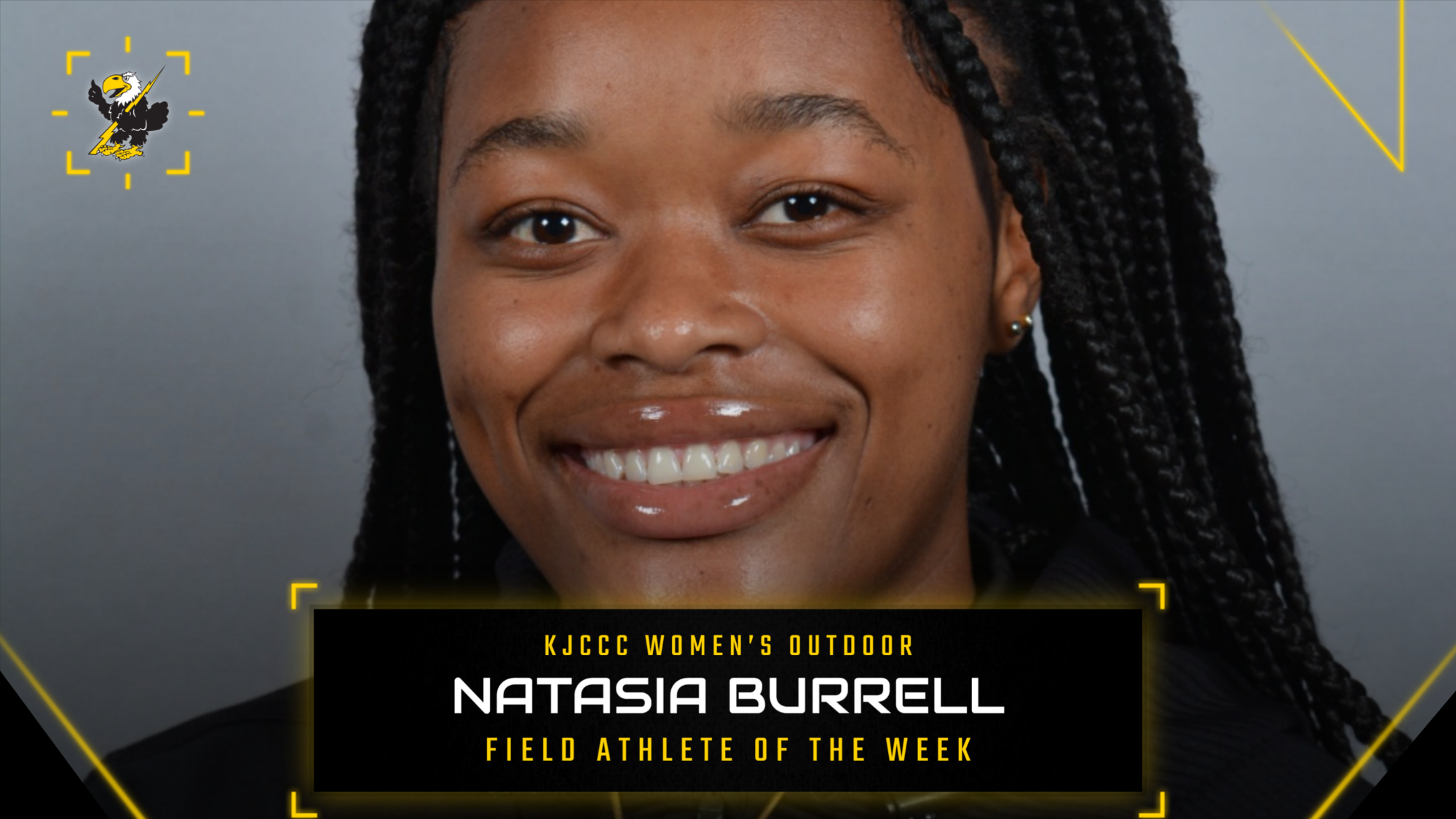 Natassia Burrell - KJCCC Women's Outdoor Field Athlete of the Week