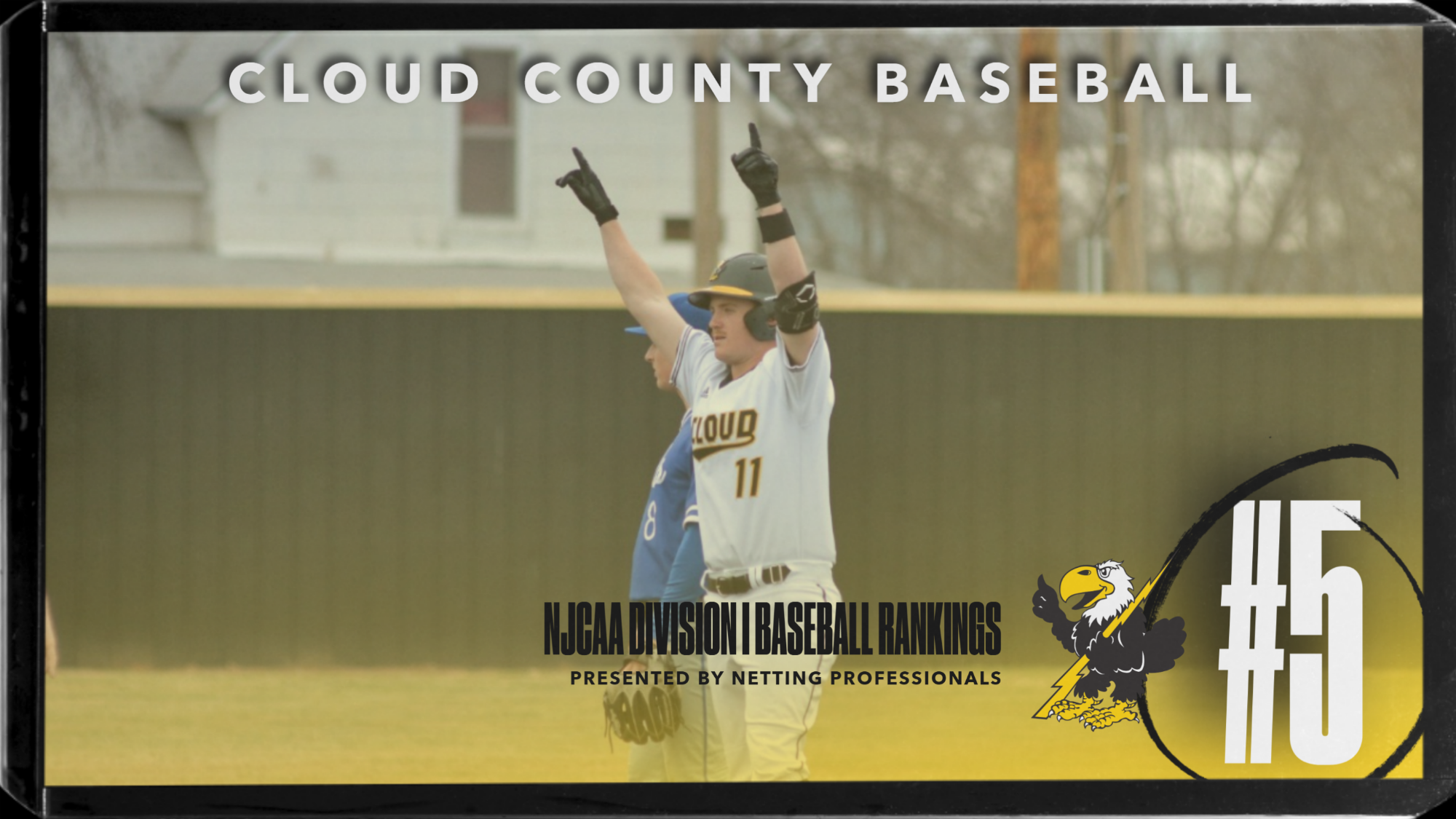 Cloud County Baseball Ranked No. 5 in NJCAA Division I Baseball Rankings