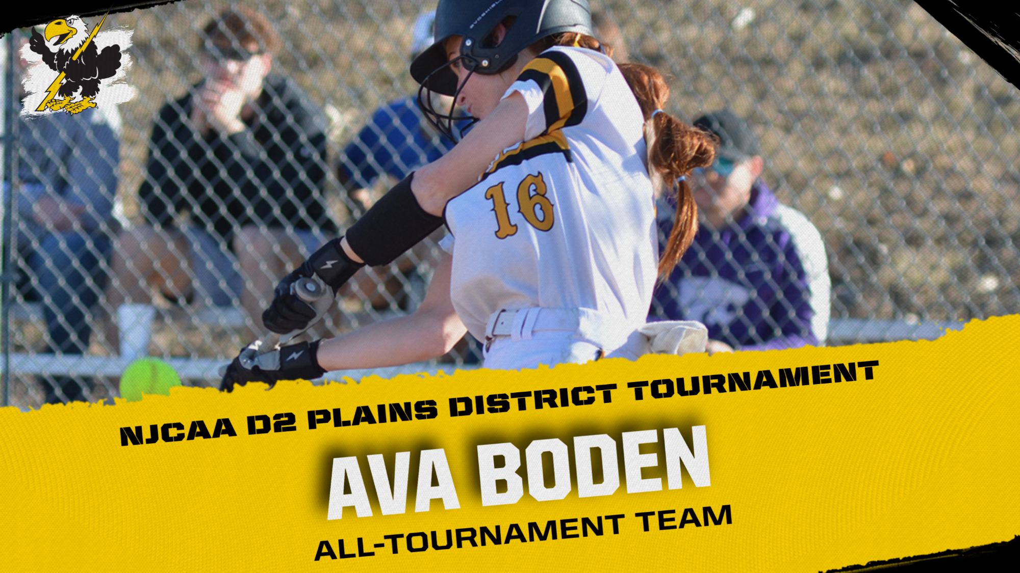 Ava Boden - NJCAA D2 Plains District Tournament All-Tournament Team