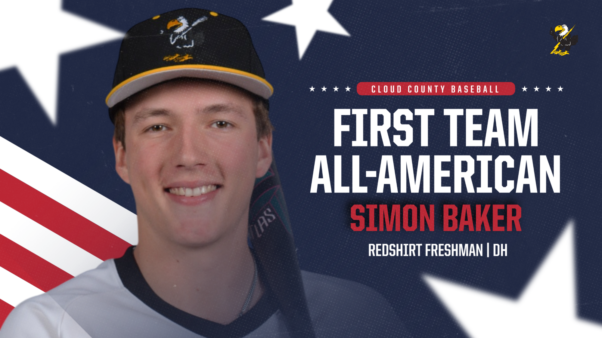 Simon Baker - NJCAA Division I Baseball First-Team All-American