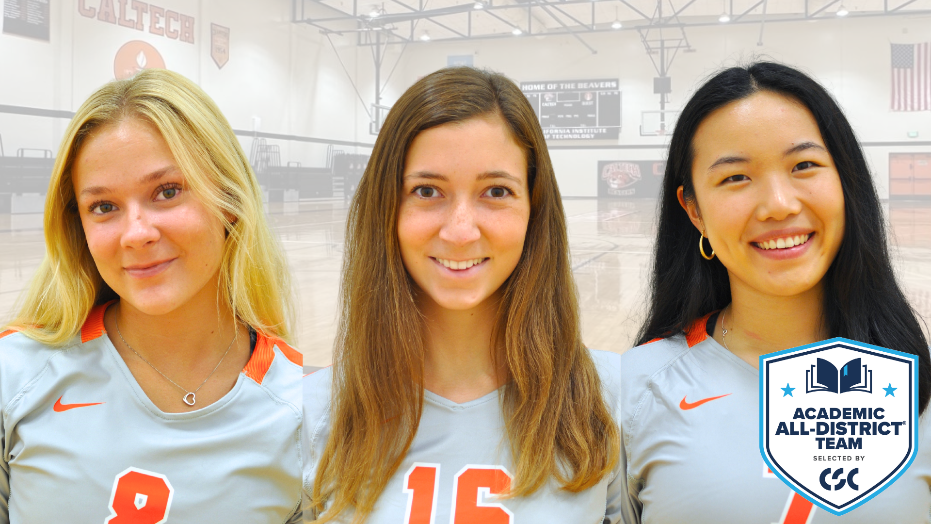 Caltech Female Twombly, Wang, Blend Named to Academic All-District Women's Volleyball ...