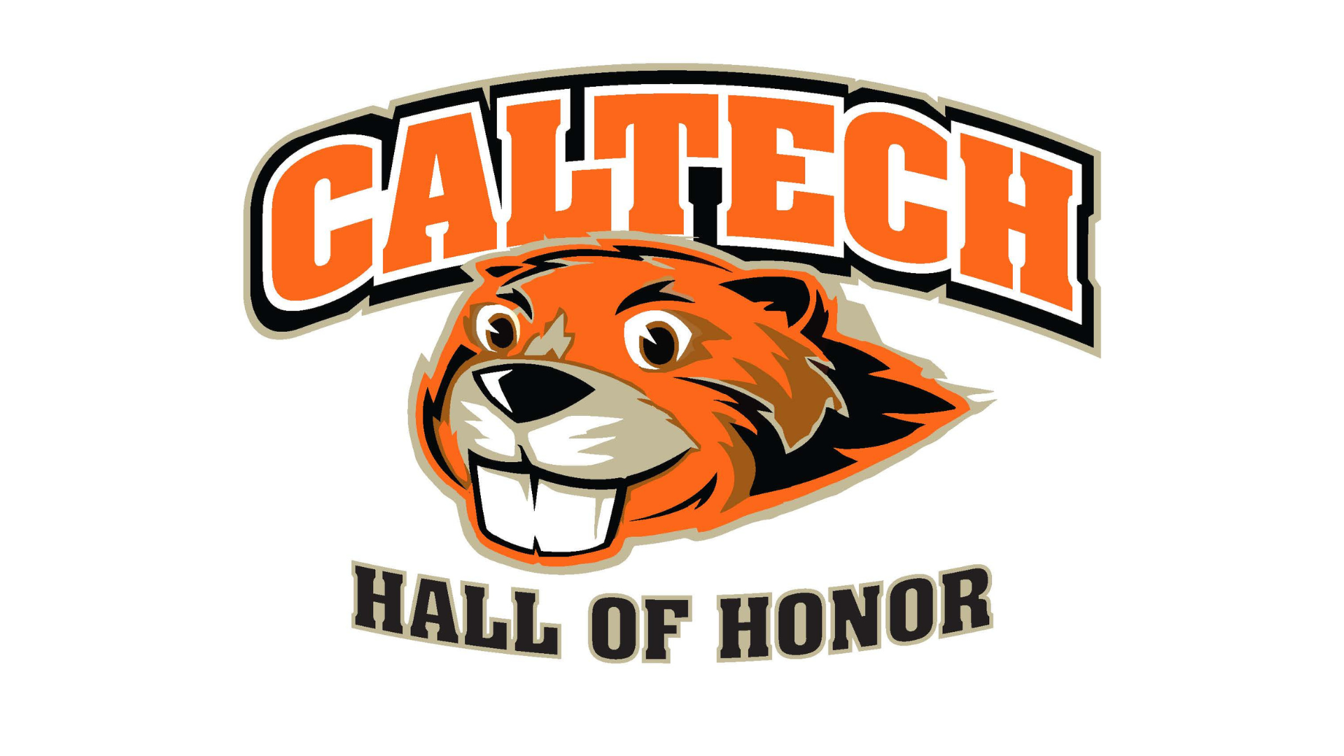 Caltech Hall of Honor with beaver logo
