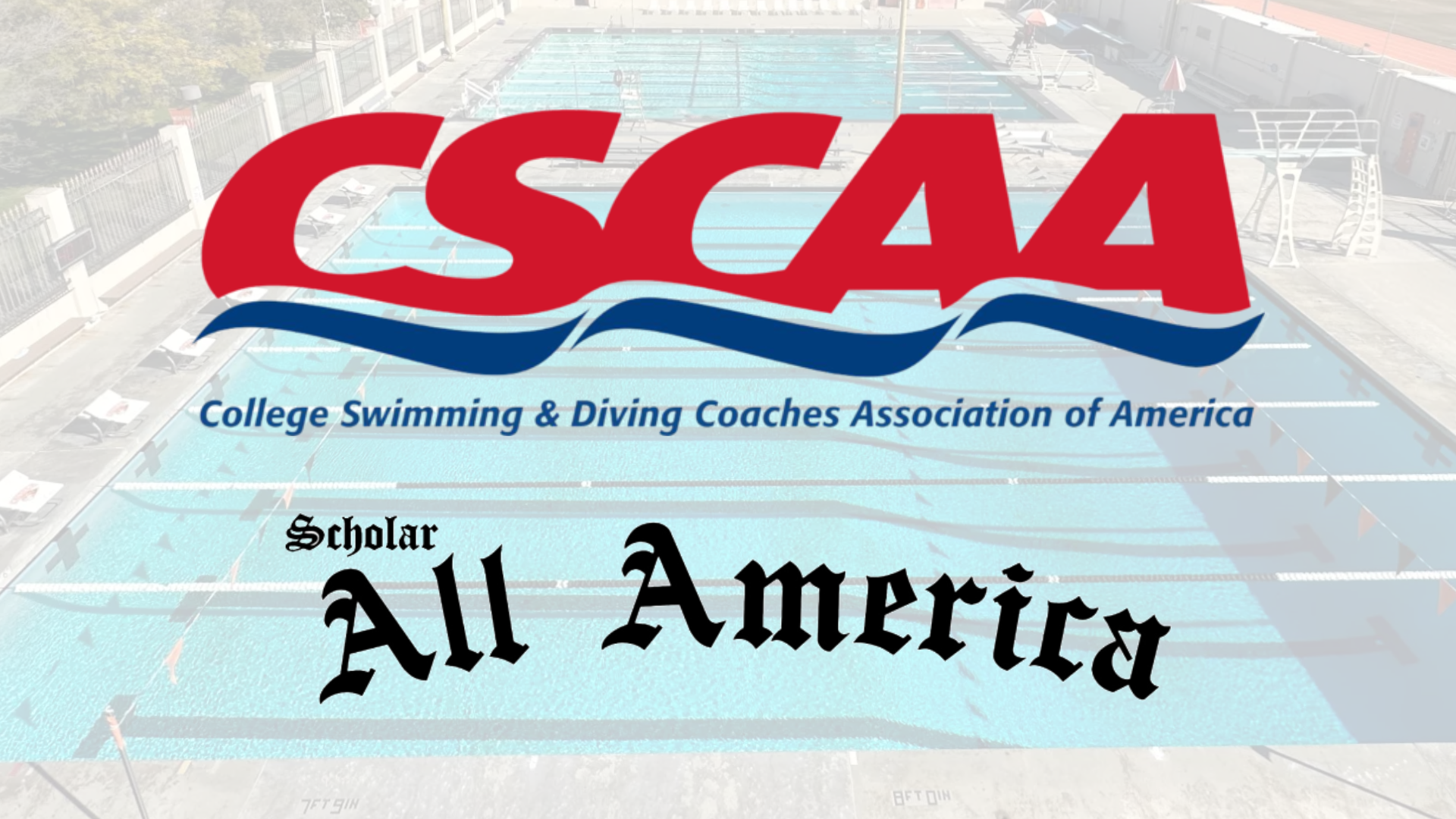CSCAA Scholar All-America