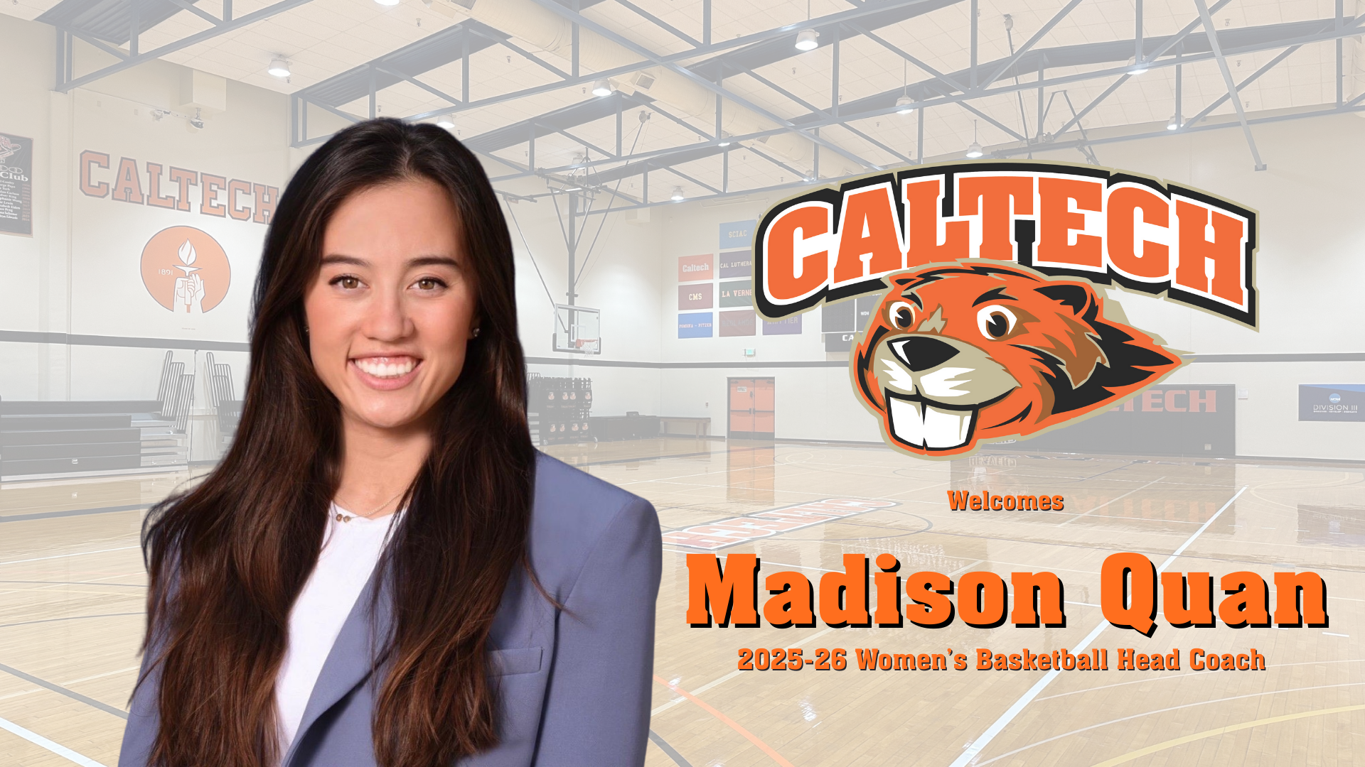 Caltech Welcomes Madison Quan, 2025-26 Women's Basketball Head Coach