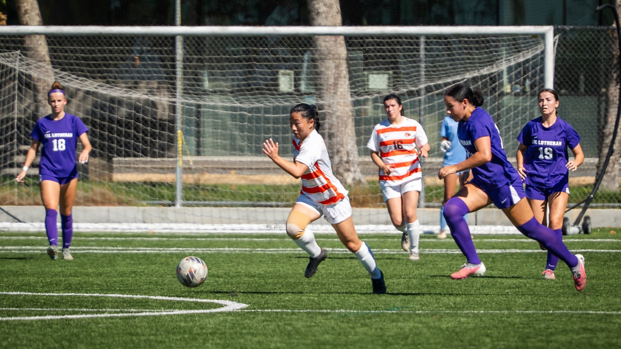Misha Yap Dribbles Against Cal Lutheran 