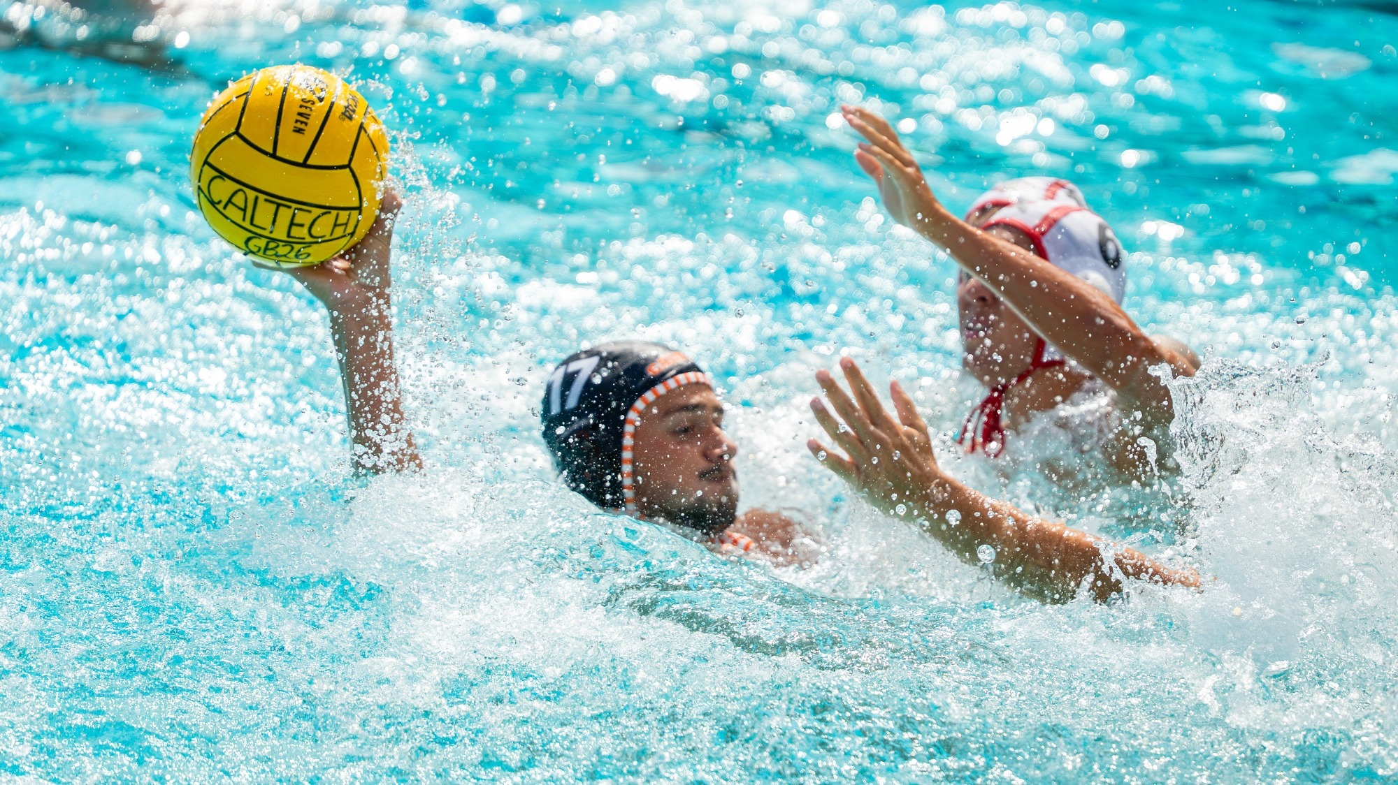 Alex Alexandrov battles two defenders against Chaffey