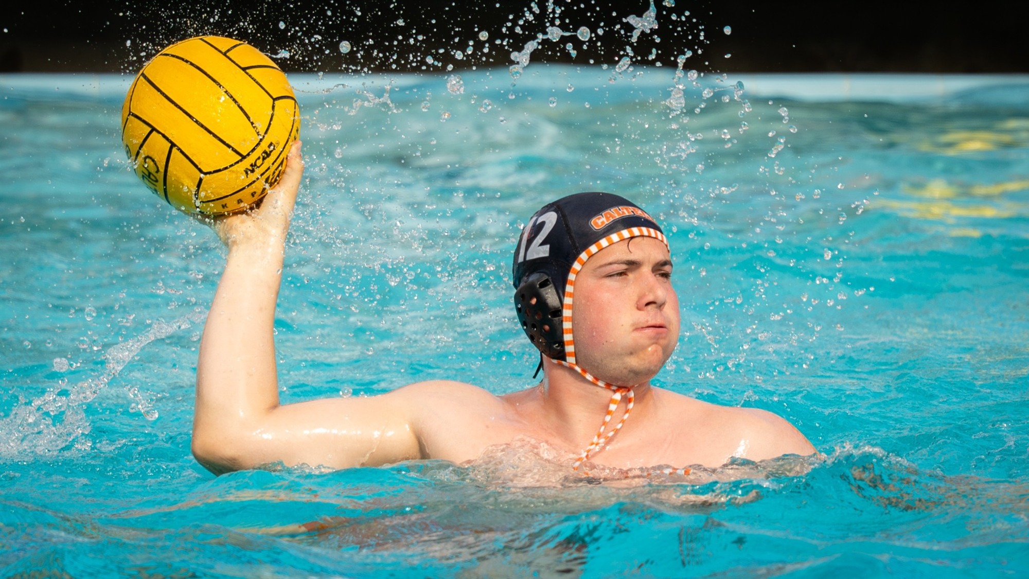 Alexi Stapf holds the ball against chaffey 