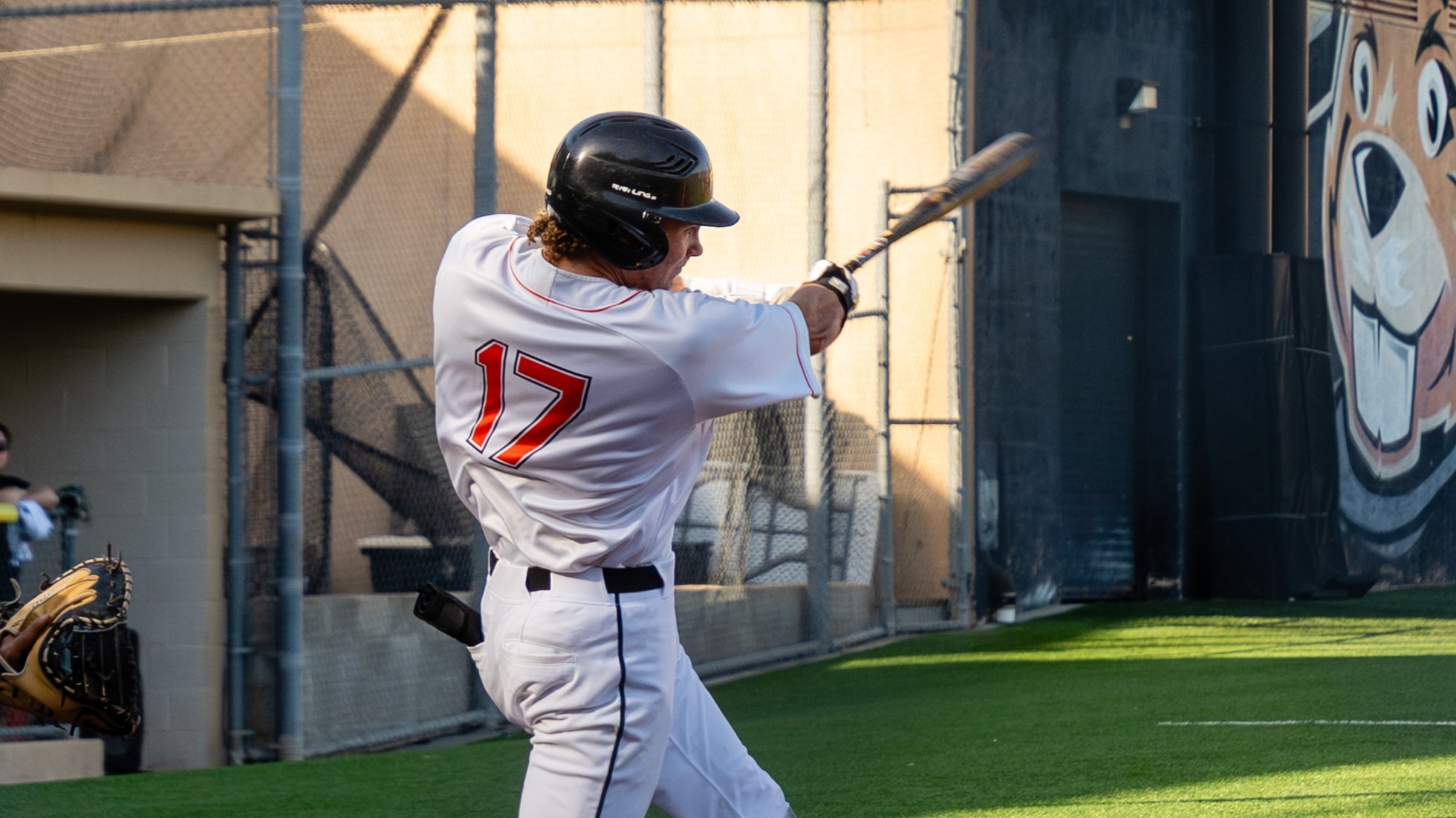 Quinn Hartman batting