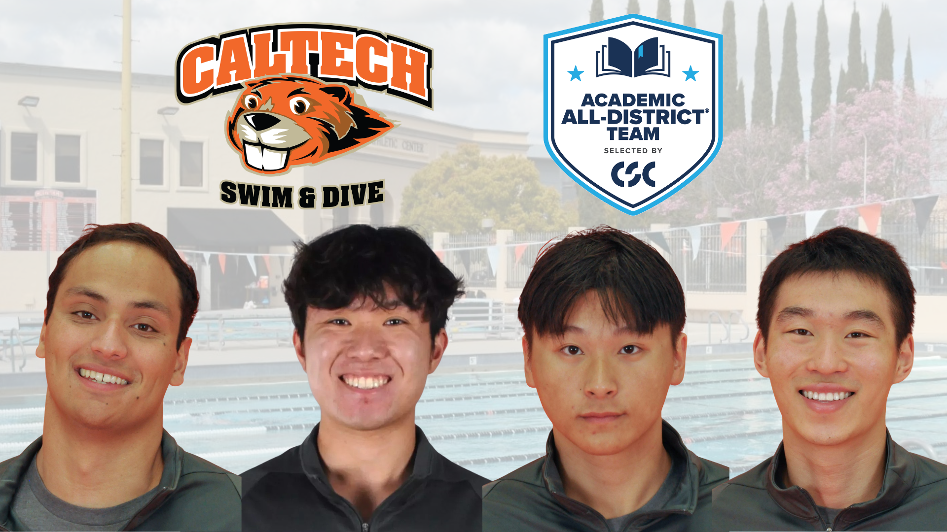 Men's Swim & Dive Academic All-District Winners