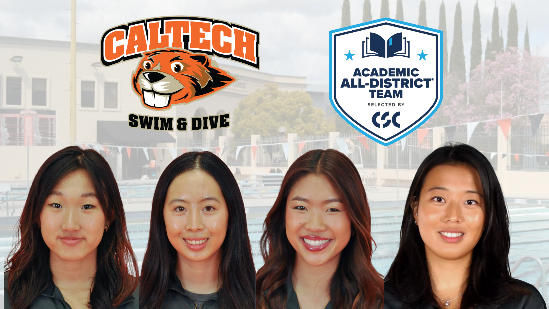 Women's Swim & Dive Academic All-District Winners