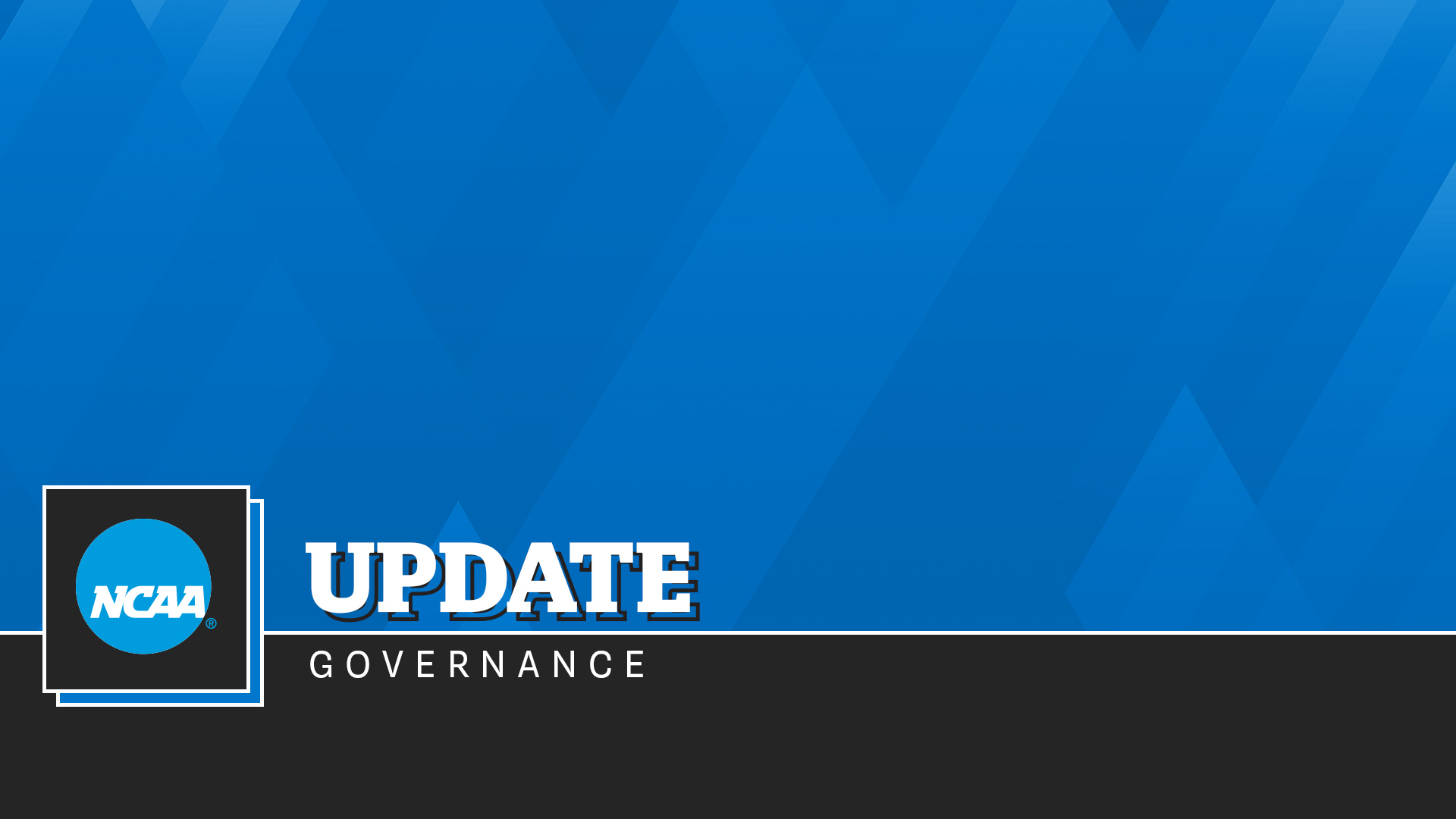 Governance Update