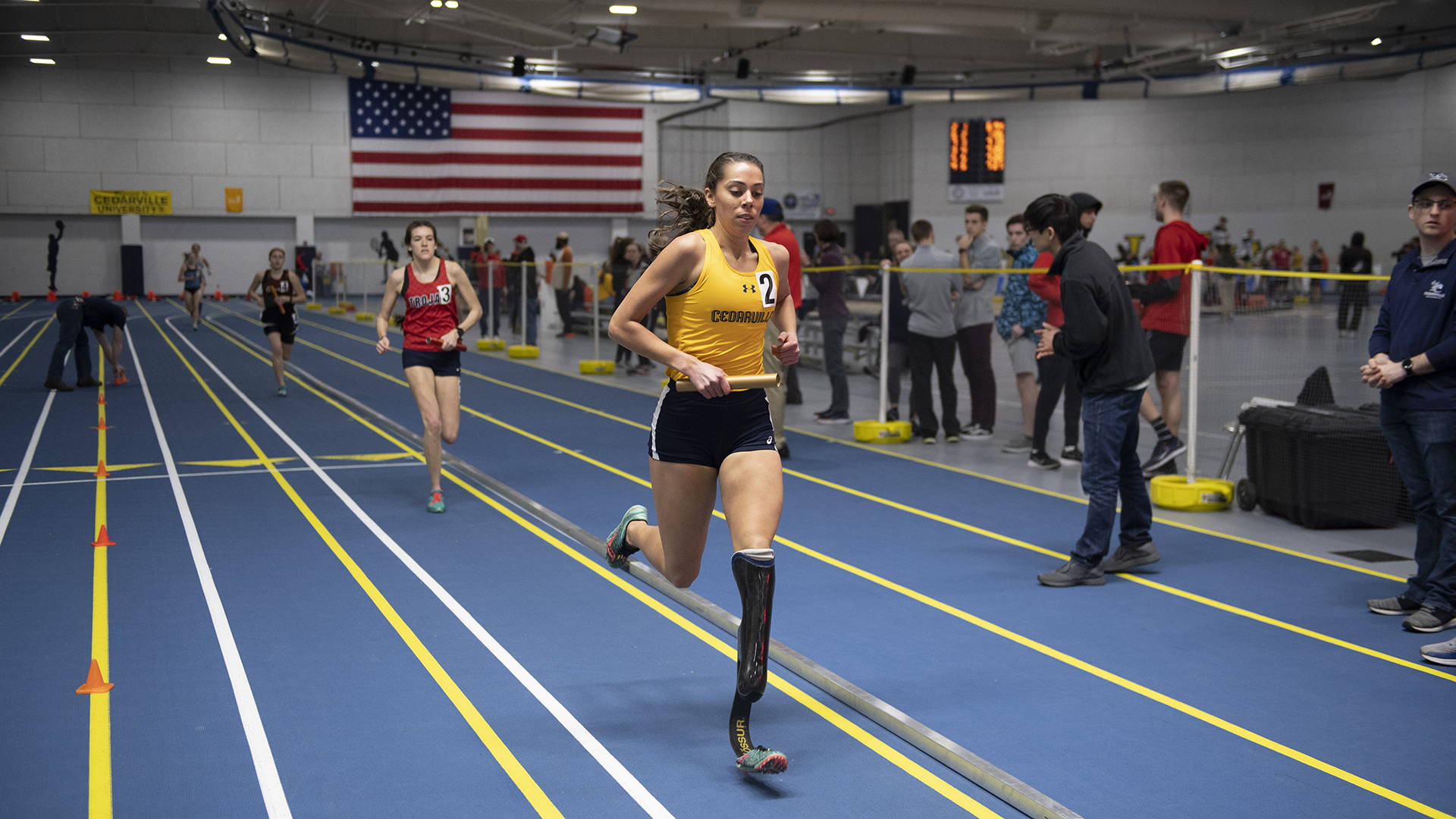 Former Cedarville cross country and track and field runner Grace Norman 