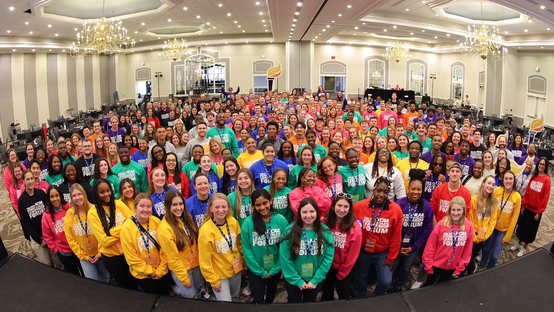 Participants in the NCAA Student-Athlete Leadership Forum said the four-day event transformed their perspectives on leadership, friendship and teamwork. (Photos by Morgan Engel / NCAA Photos)