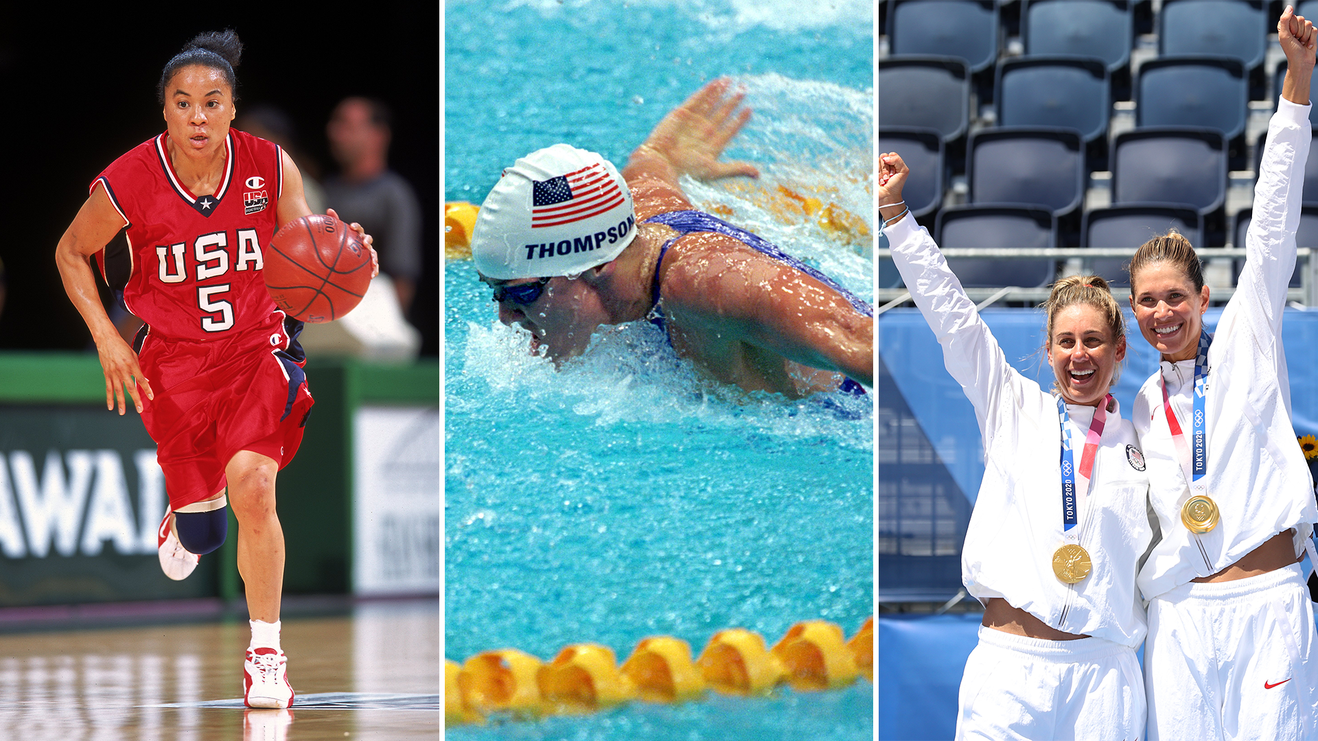 Women in the Games: Dawn Staley, Jenny Thompson, April Ross and Alix Klineman 