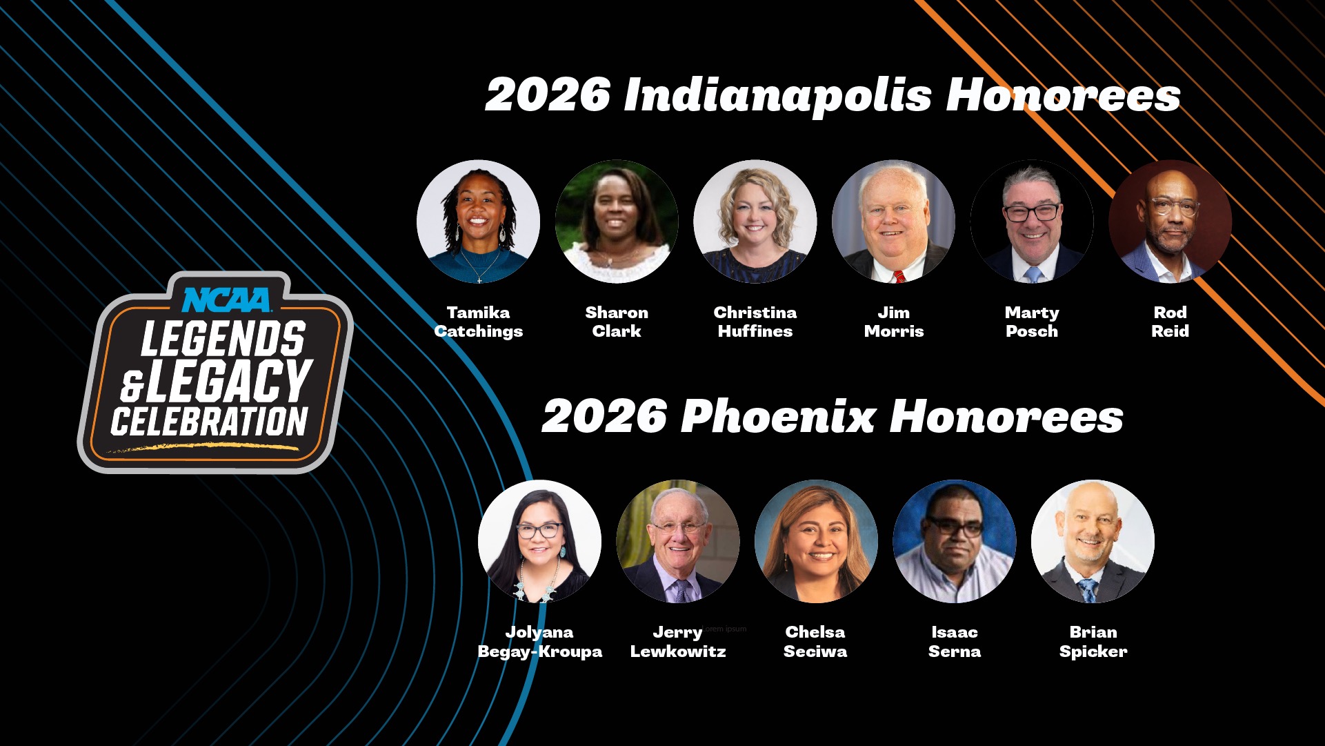 2026 Legends and Legacy Honorees