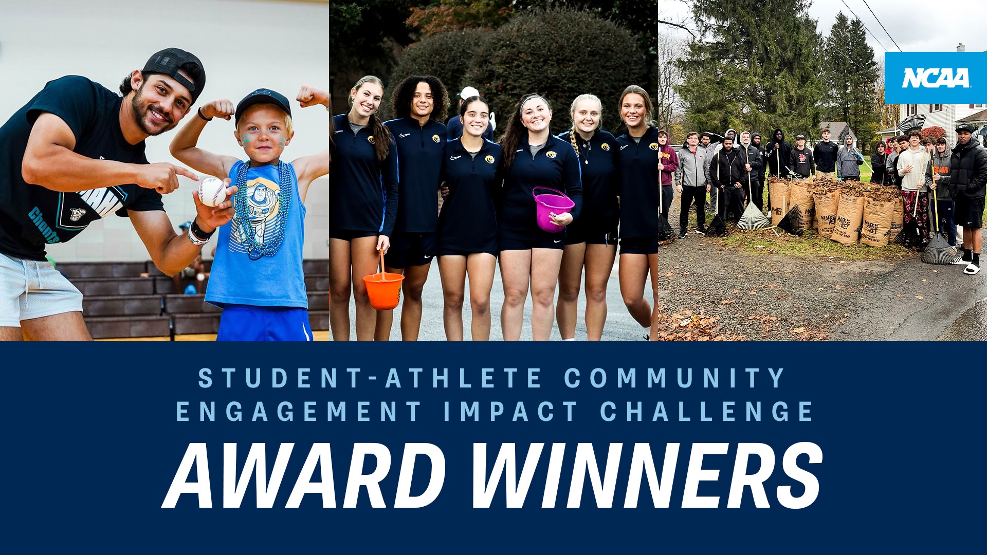 Coastal Carolina, Coker and SUNY Oneonta earn NCAA Community Engagement Impact Award