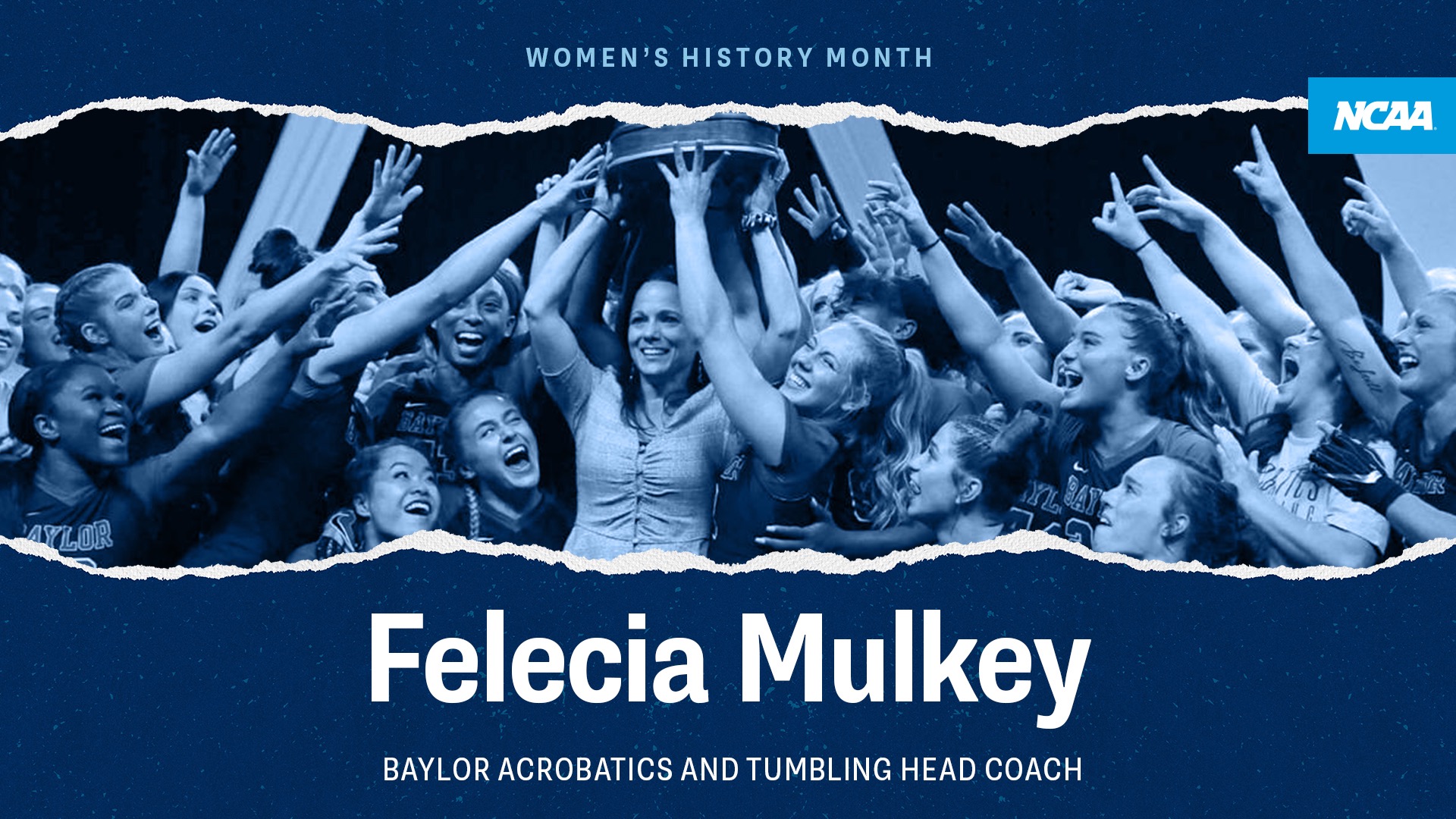 Dynastic Baylor coach Felecia Mulkey pioneered new opportunities for women with acrobatics and tumbling