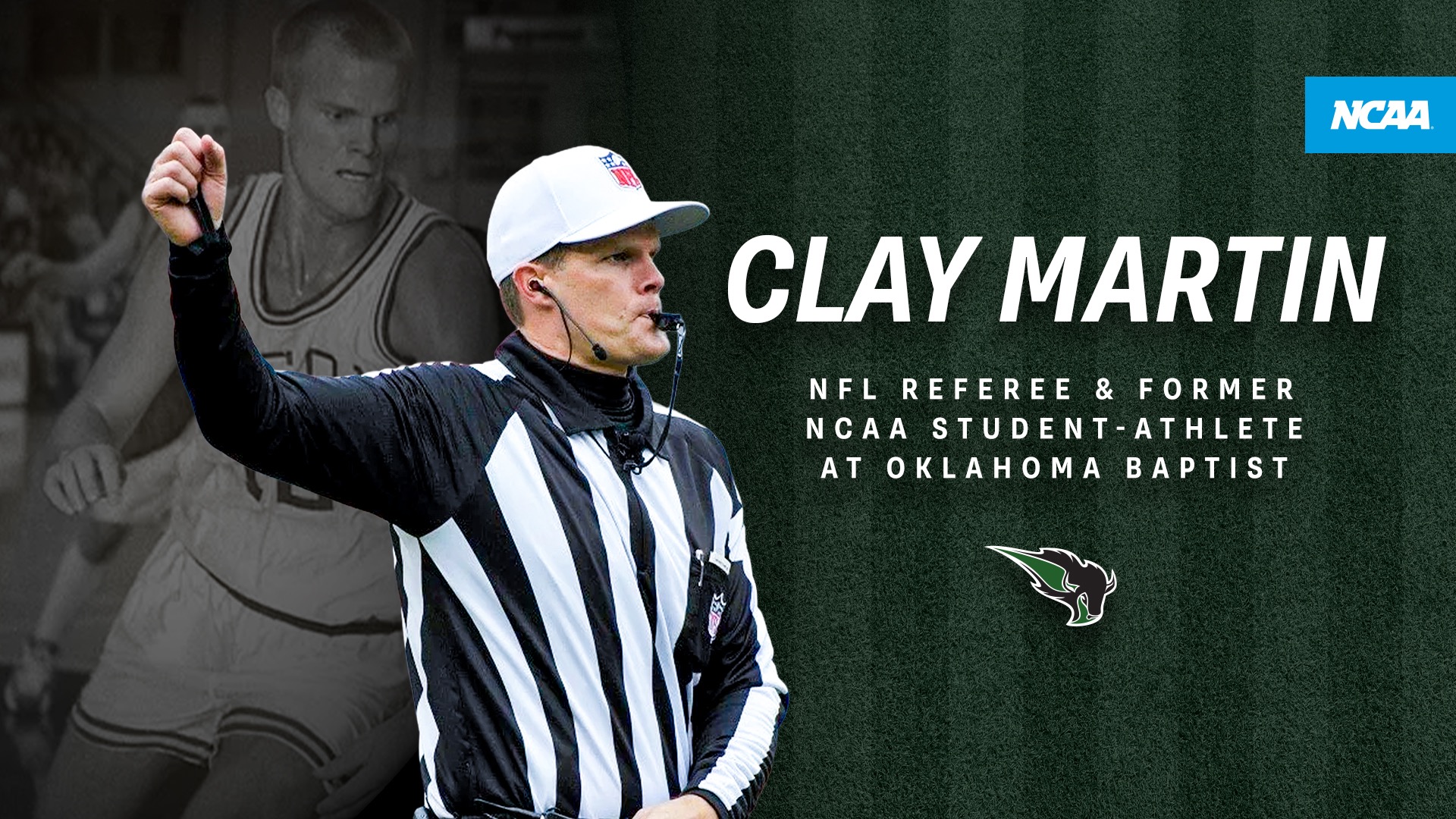 NFL referee Clay Martin’s success is rooted in his experience as a student-athlete