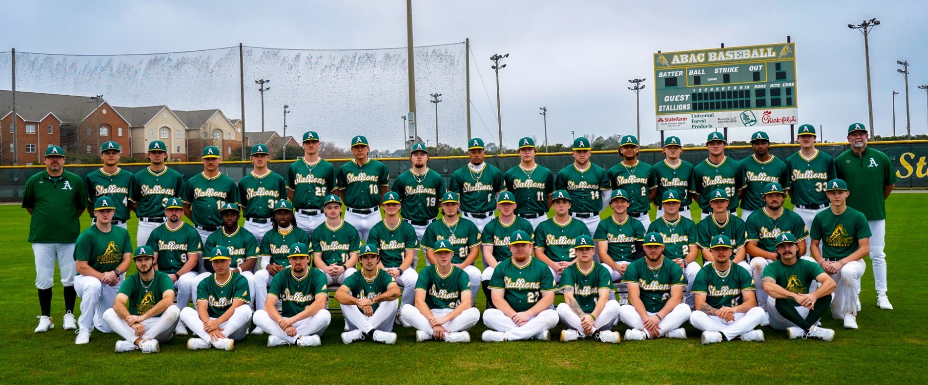 2026 ABAC baseball team photo