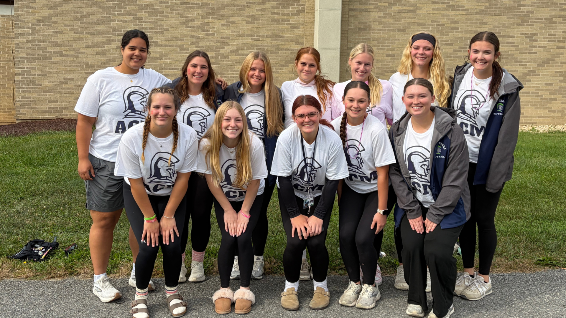 ACM Softball Breast Cancer Team Photo 2026