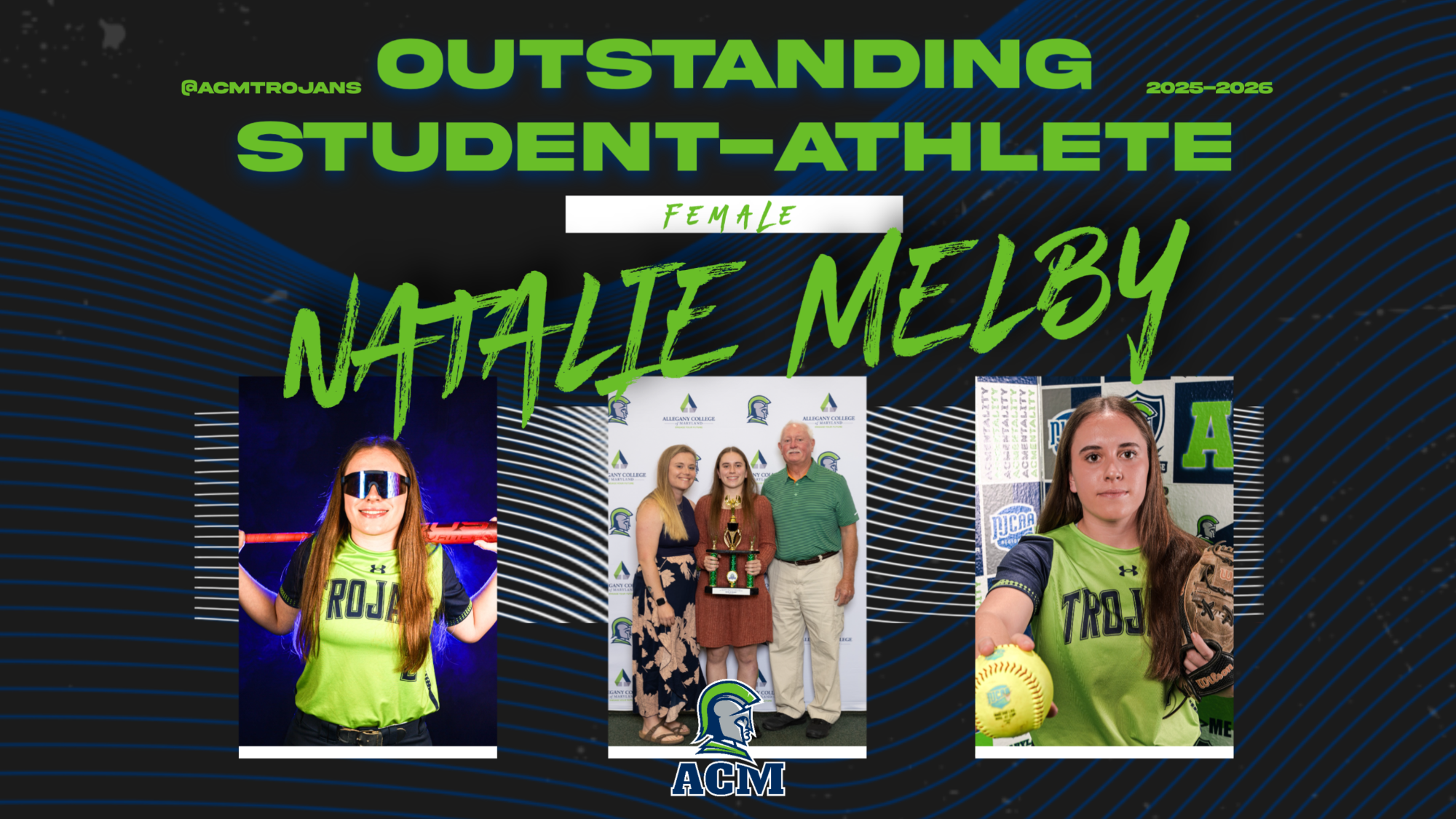 Female Outstanding Athlete of the Year 2026 Natalie Melby