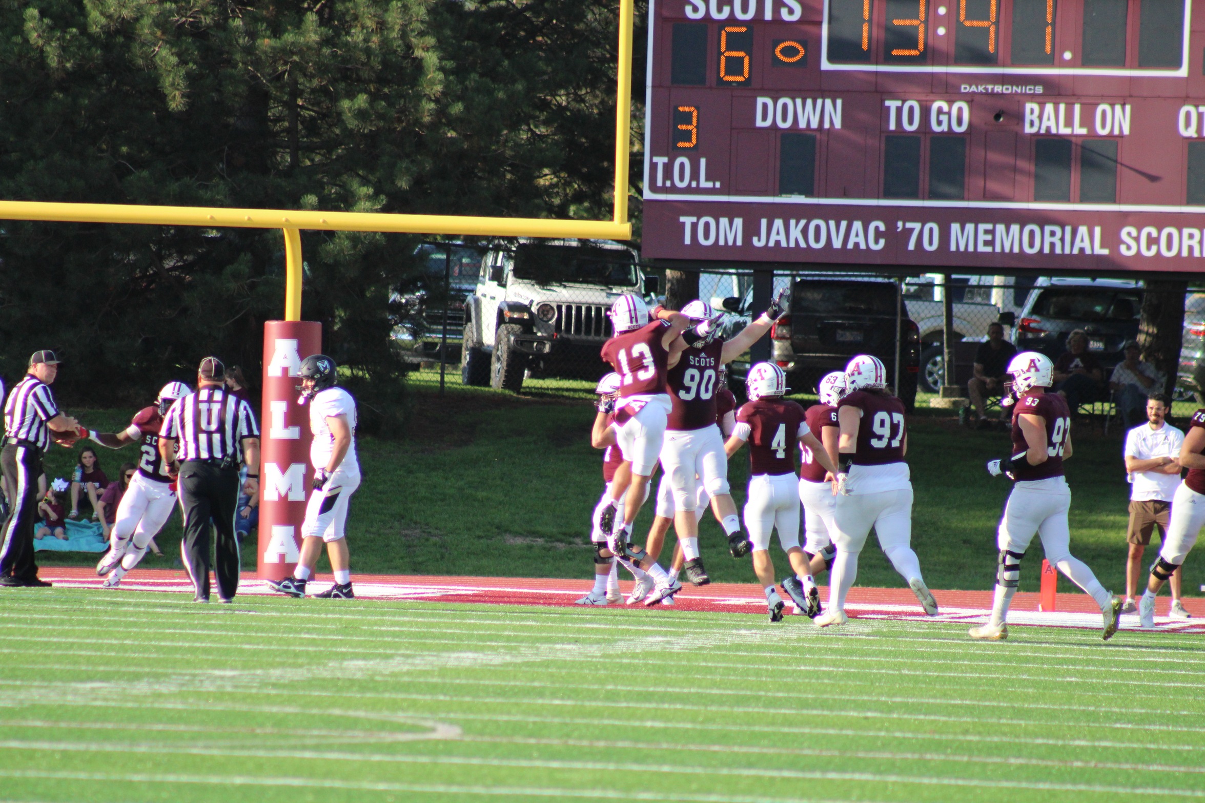 Defense Dominates as Football Wins Big at Home Opener - Alma College