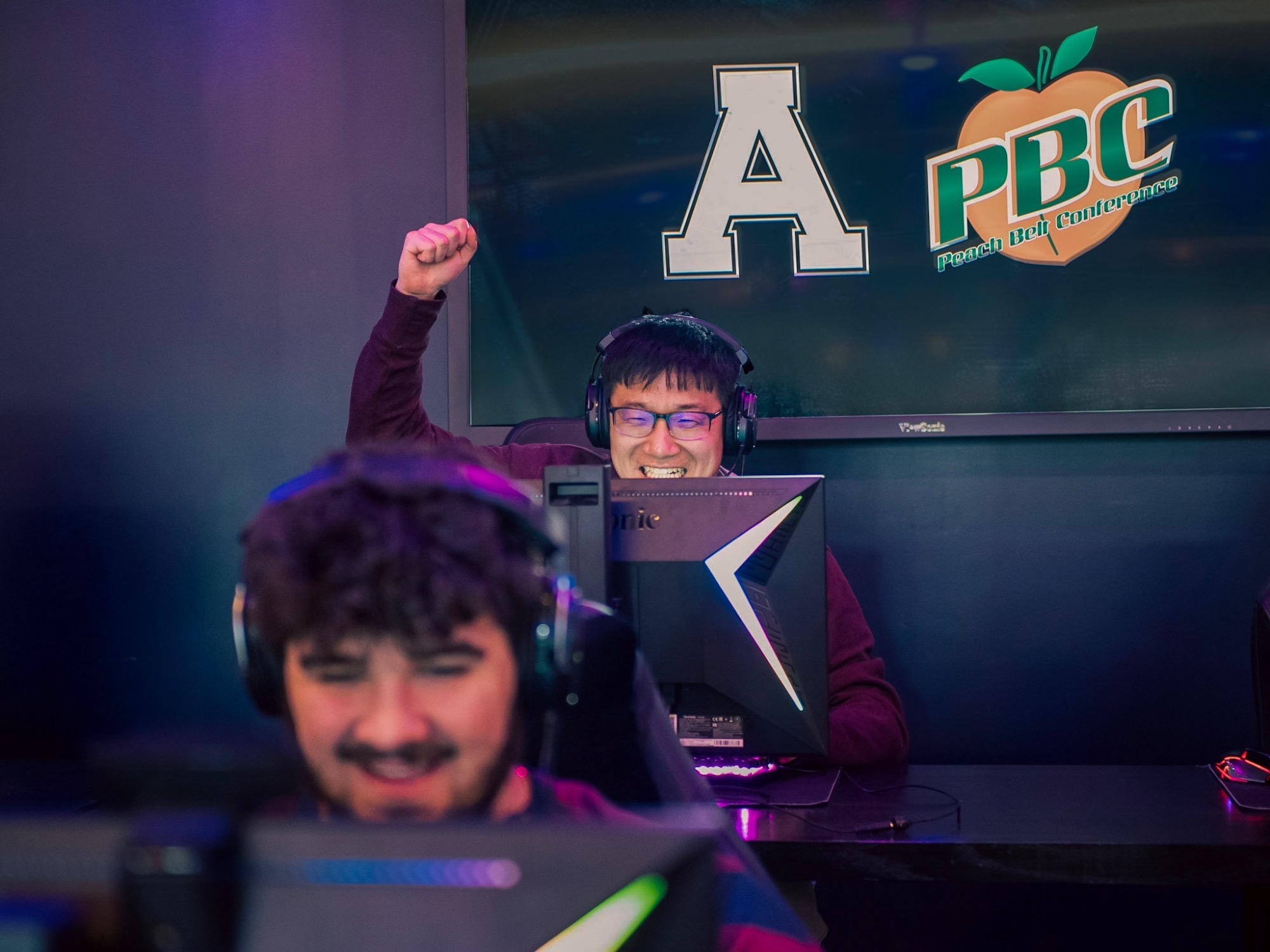 eSports Player Celebrating