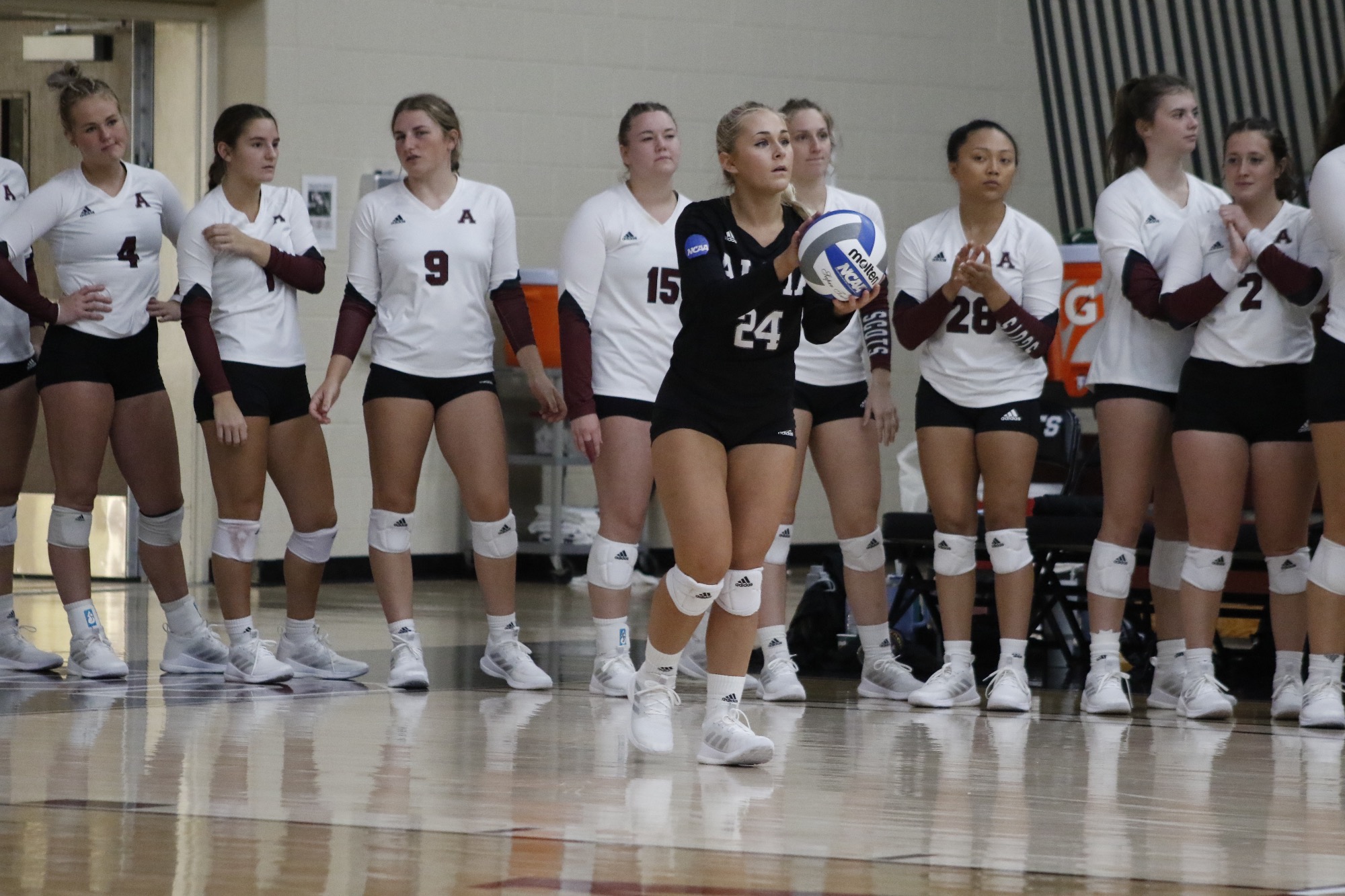 Volleyball Wins Home Opener Behind Boyd's 6 Aces Alma College