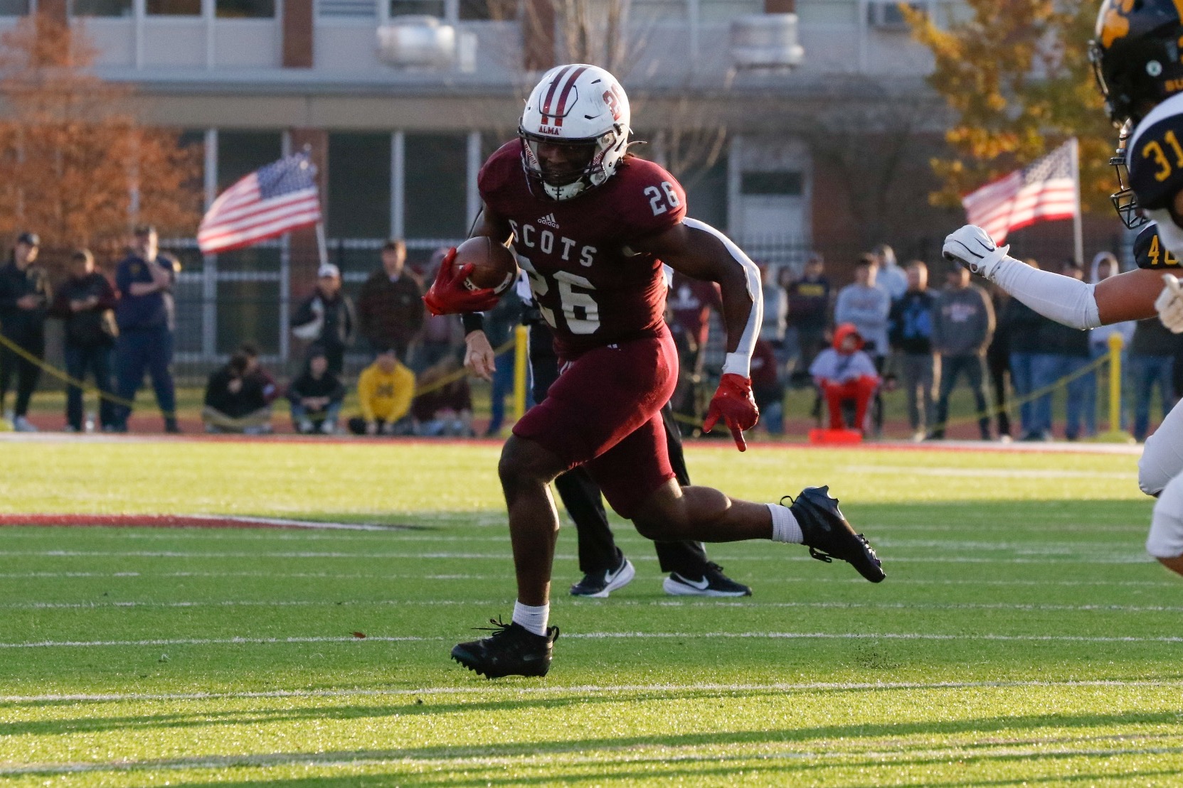 E Williams rushes against Adrian