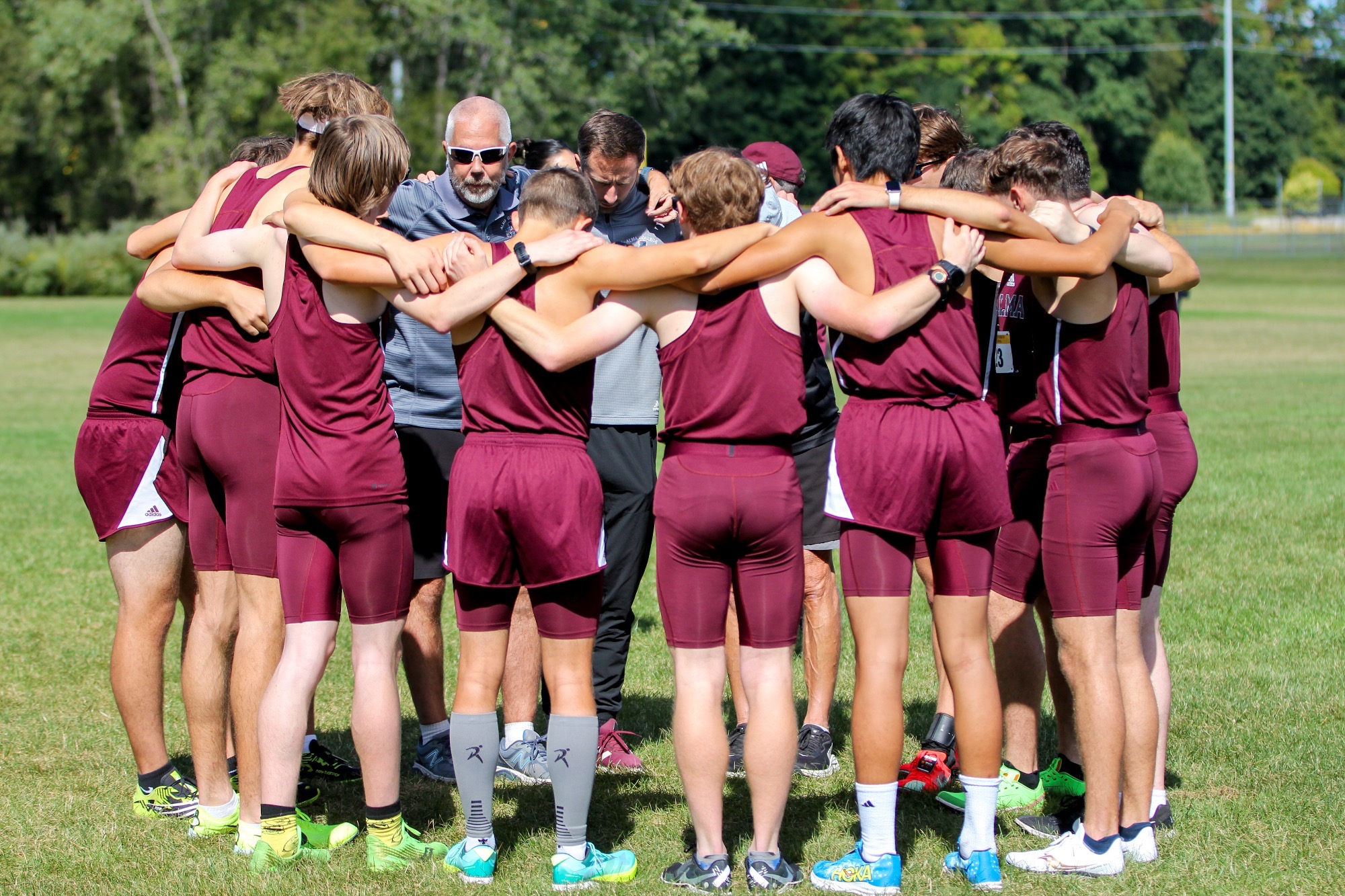 MSC pre-race huddle