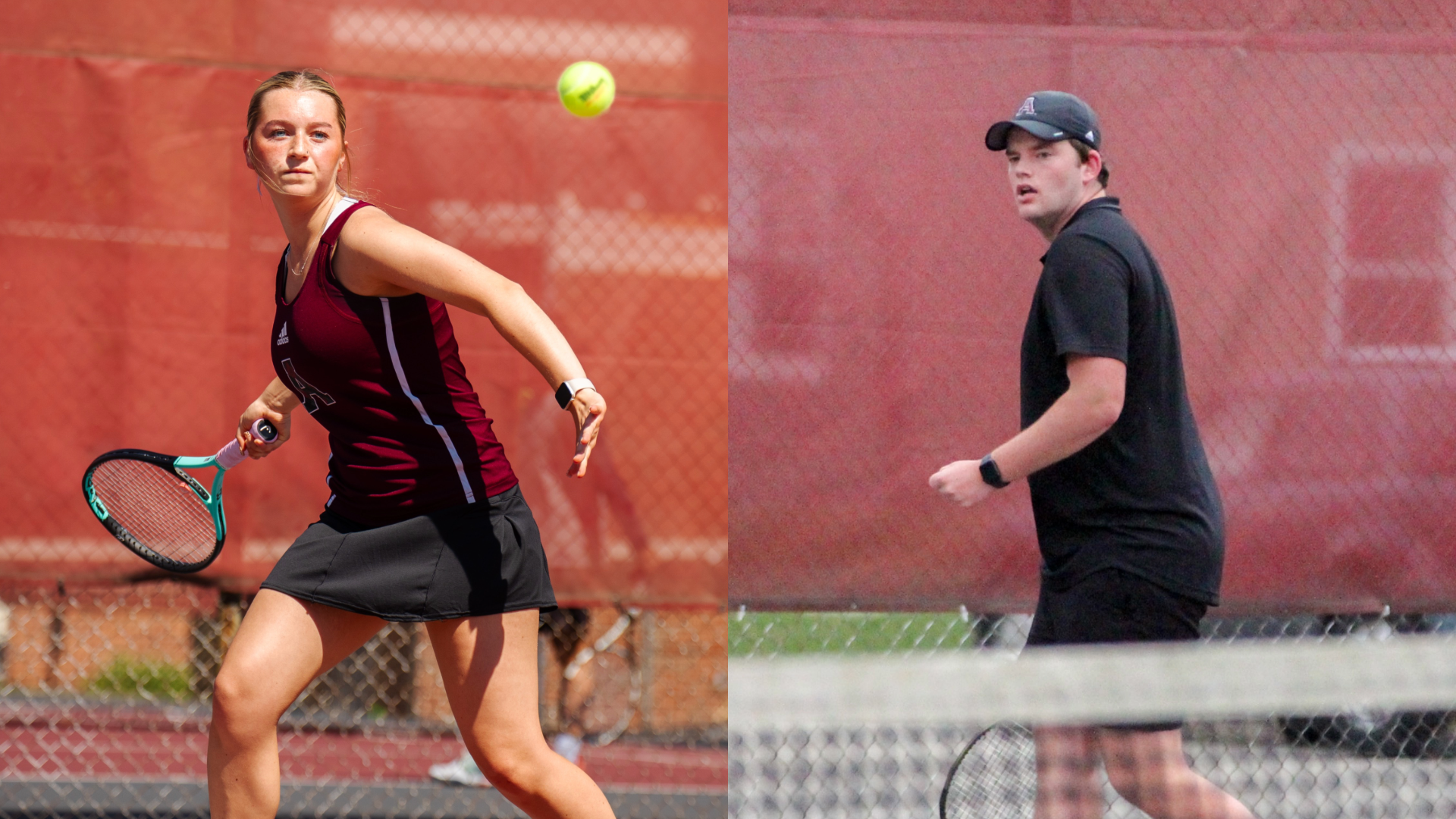 L Wronikowski and J Lasceski mid match