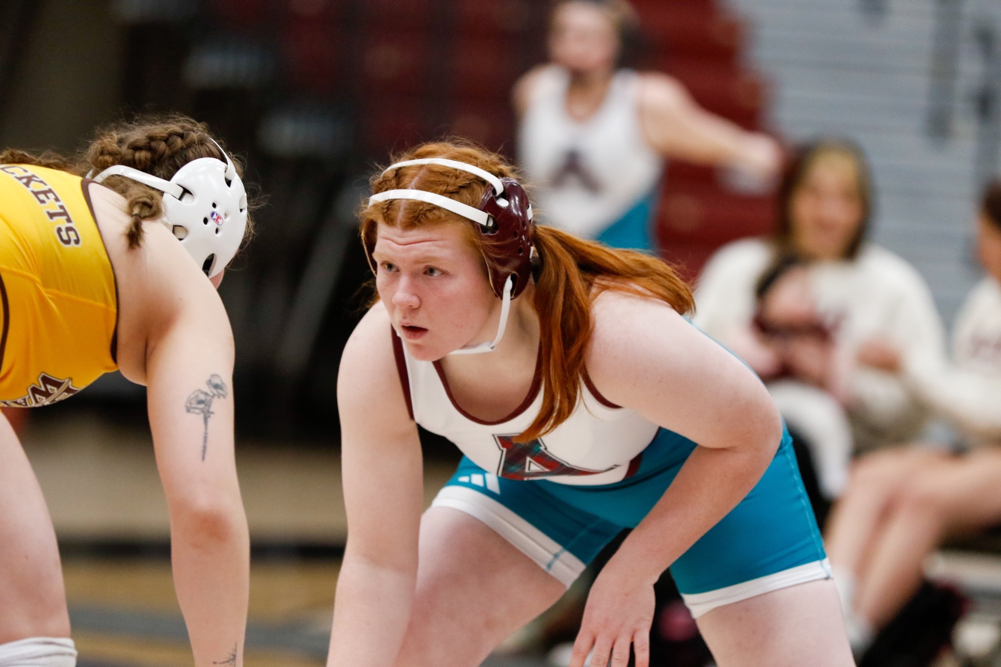 G Allen sizes up an opponent