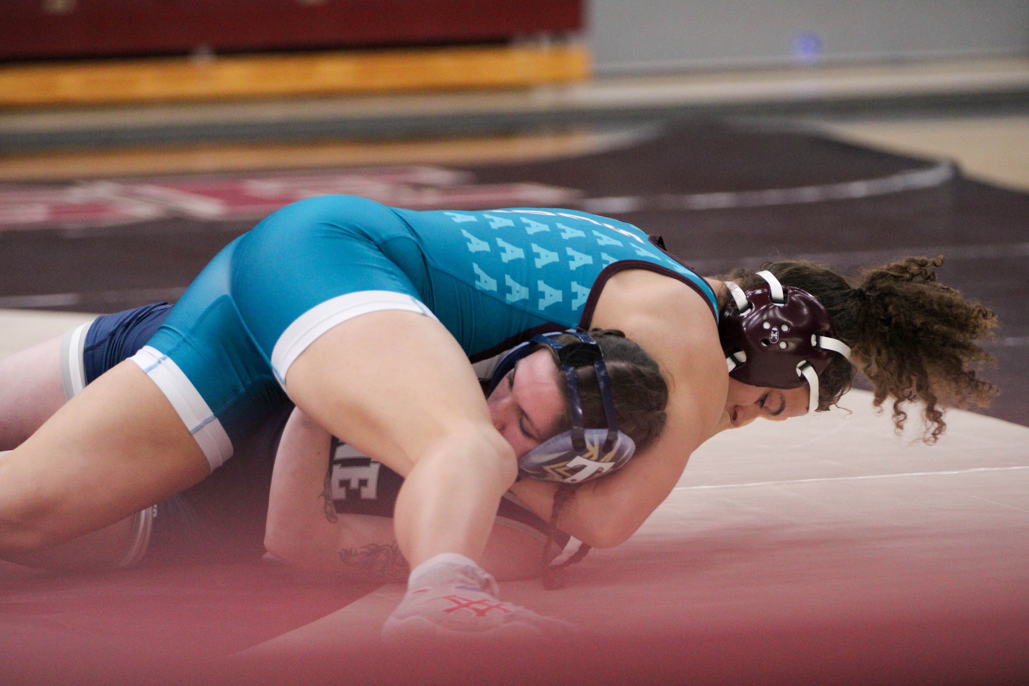 S Curtiss tries to secure a pin