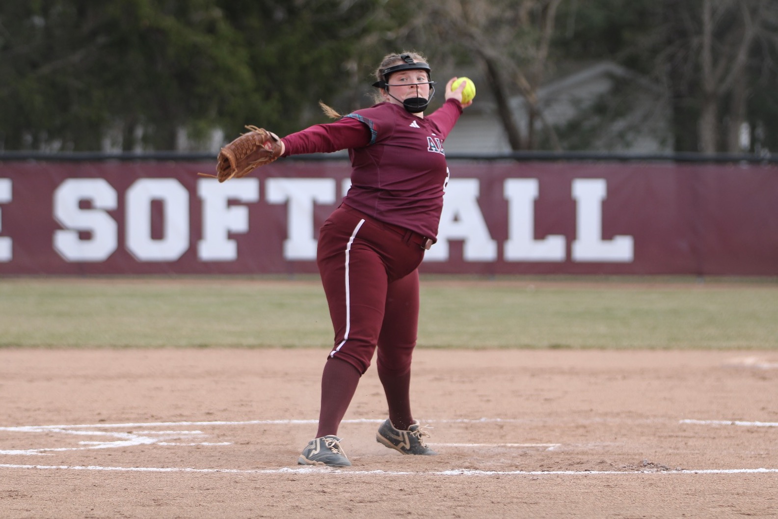 M Westall delivers a pitch