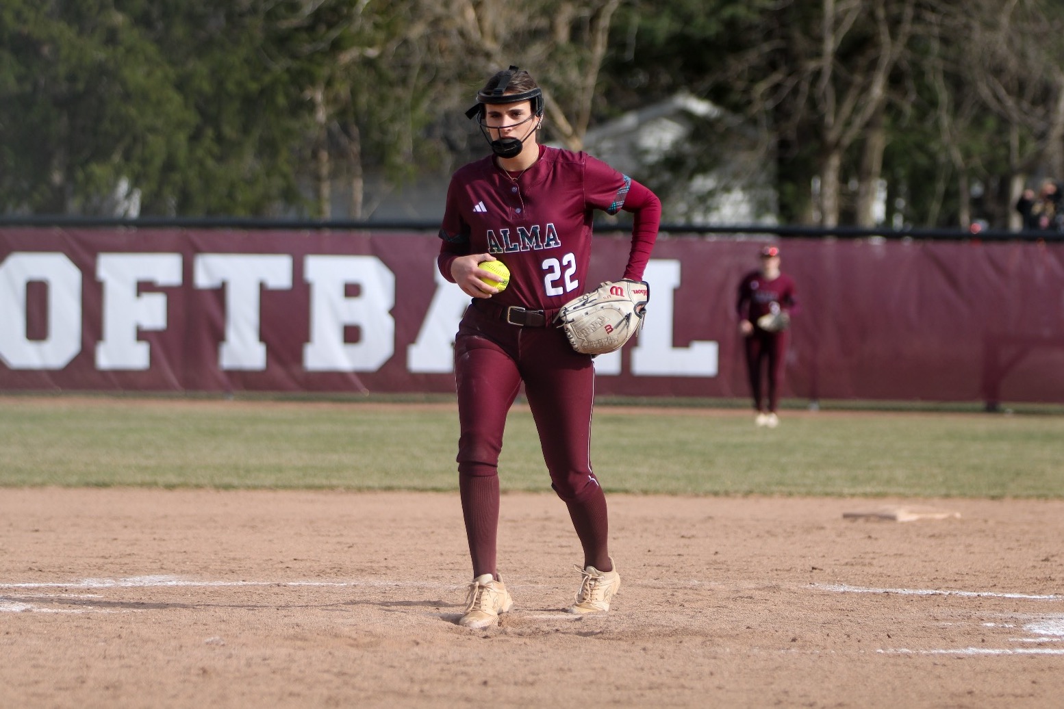 B Treloar prepares to deliver a pitch
